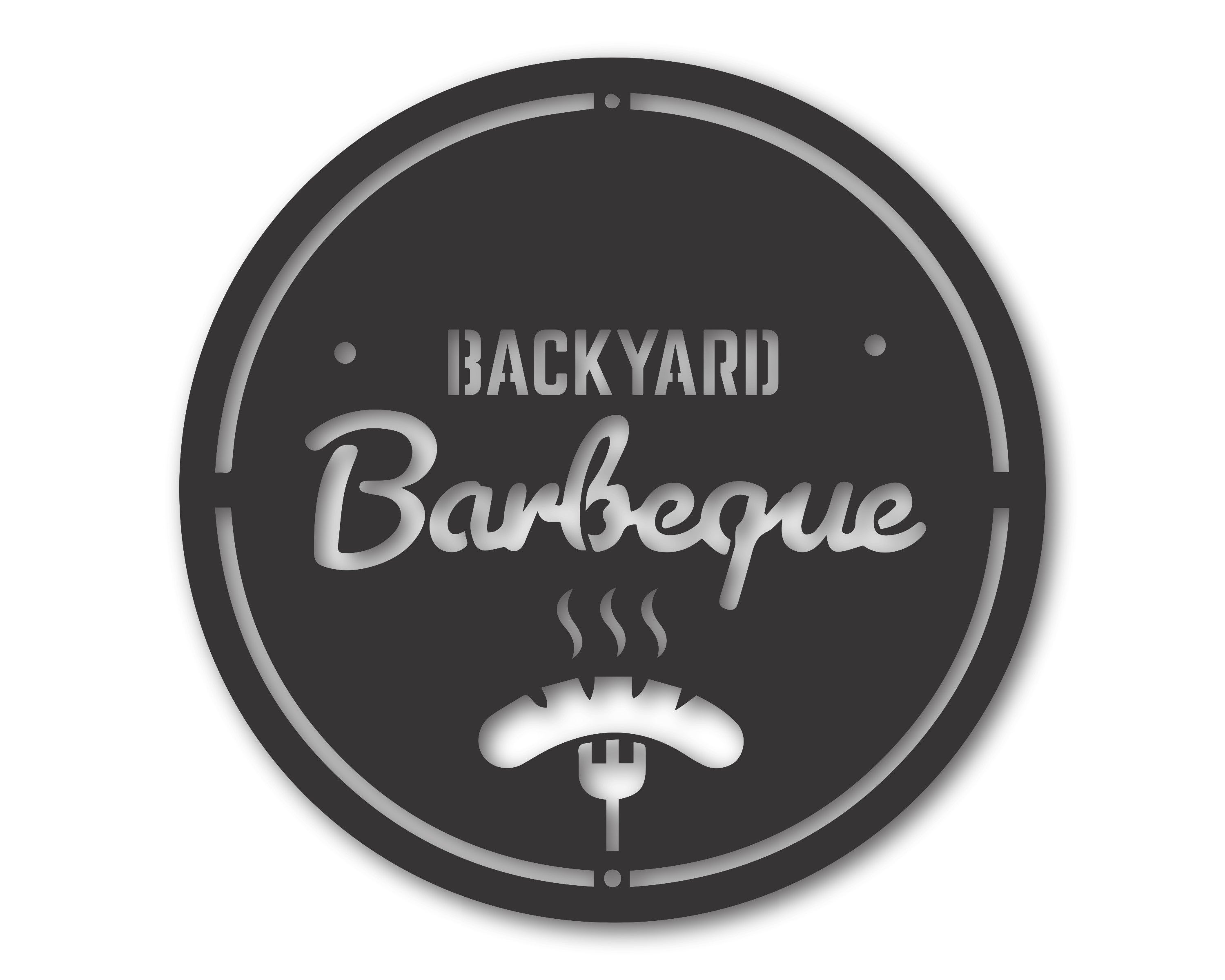 Metal Wall Decor for Backyard BBQ | 15 Different Color Choices for Outdoor Grill Sign