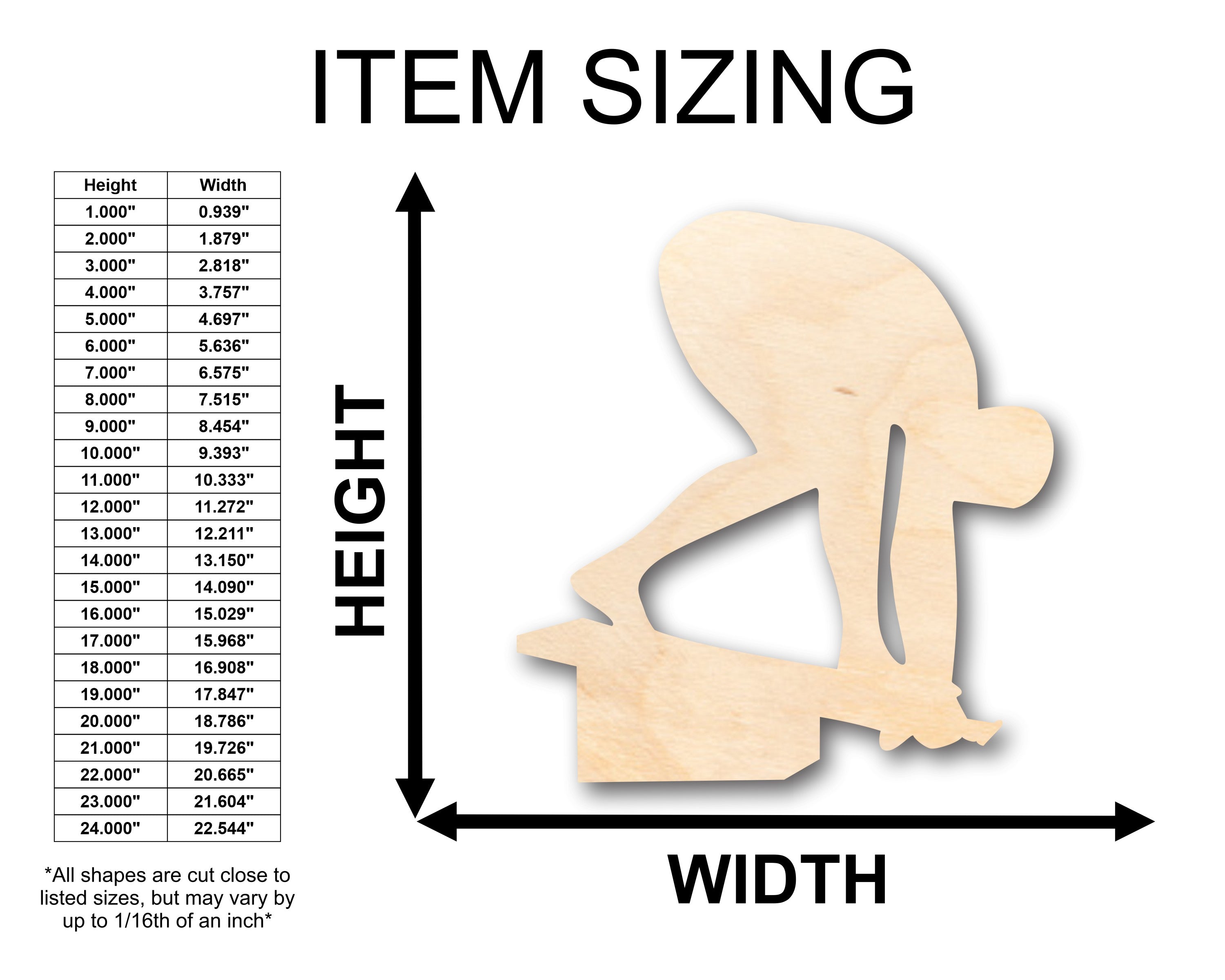 Unfinished Wood Swimming - Shaped DIY Craft Items, Suitable for up to 46 Do - It - Yourself Projects