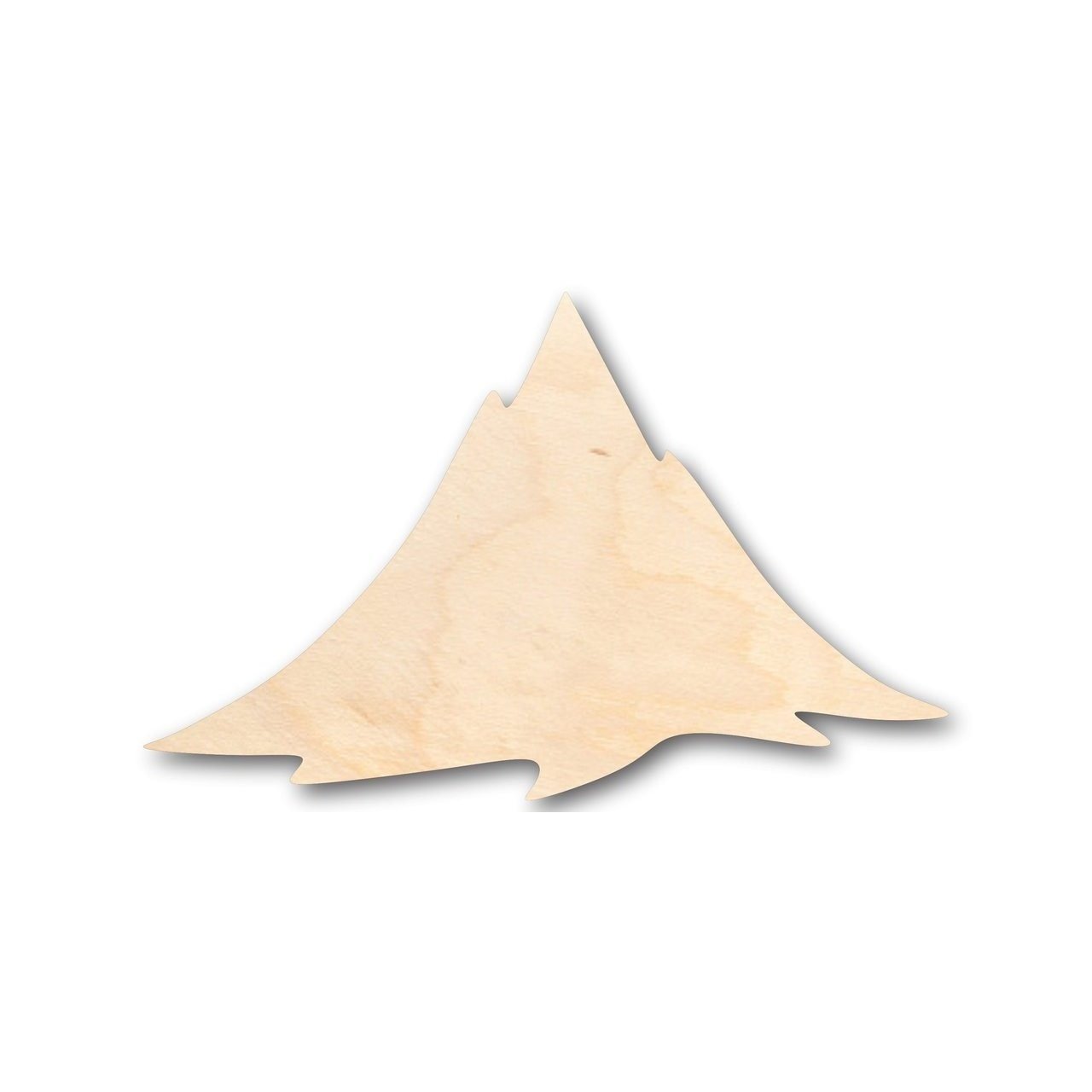 DIY Unfinished Wood Mountain Shape for Nature Crafts up to 46