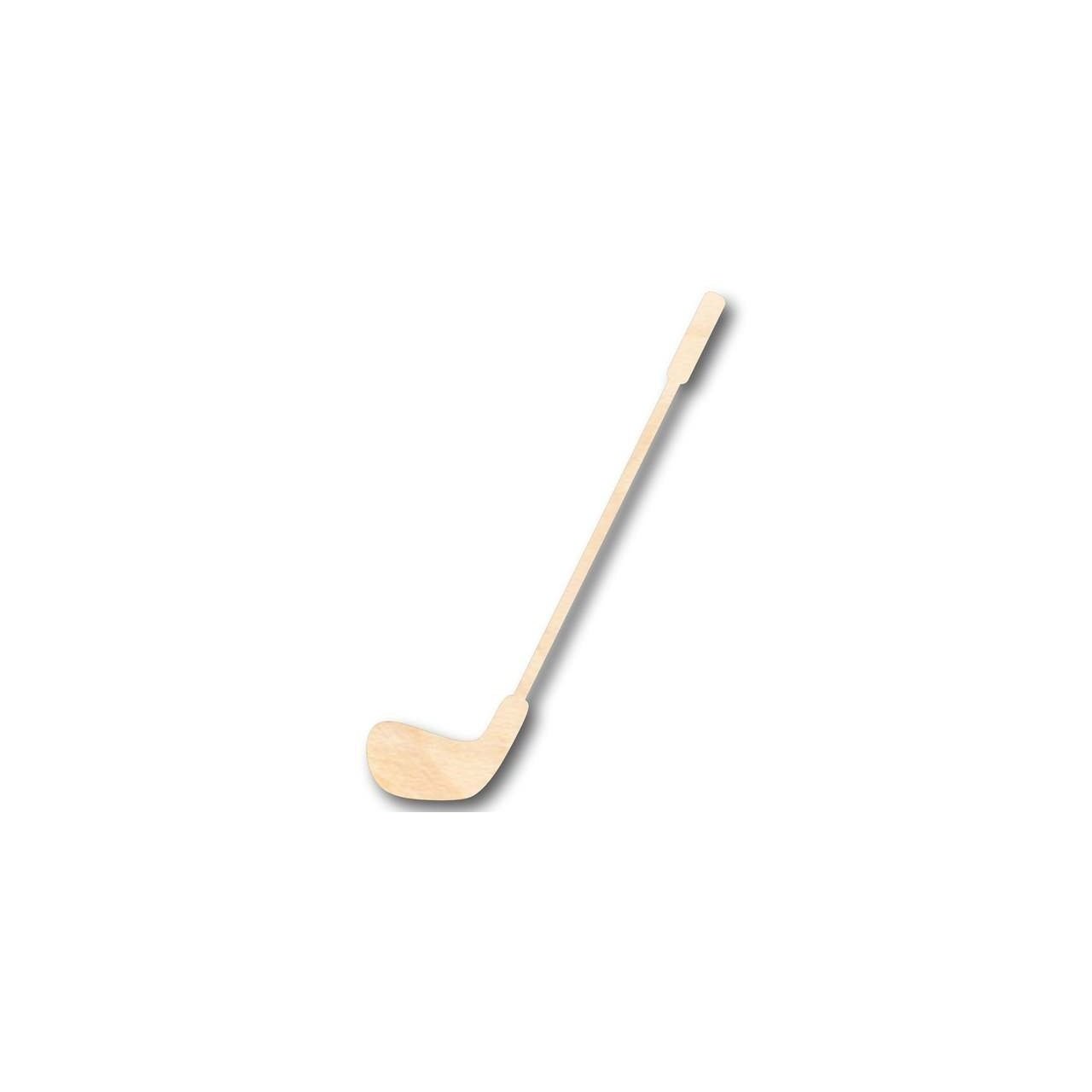 Unfinished Baltic Birch Plywood Golf Club Shape for Sporting and DIY Crafts up to 46 Inches
