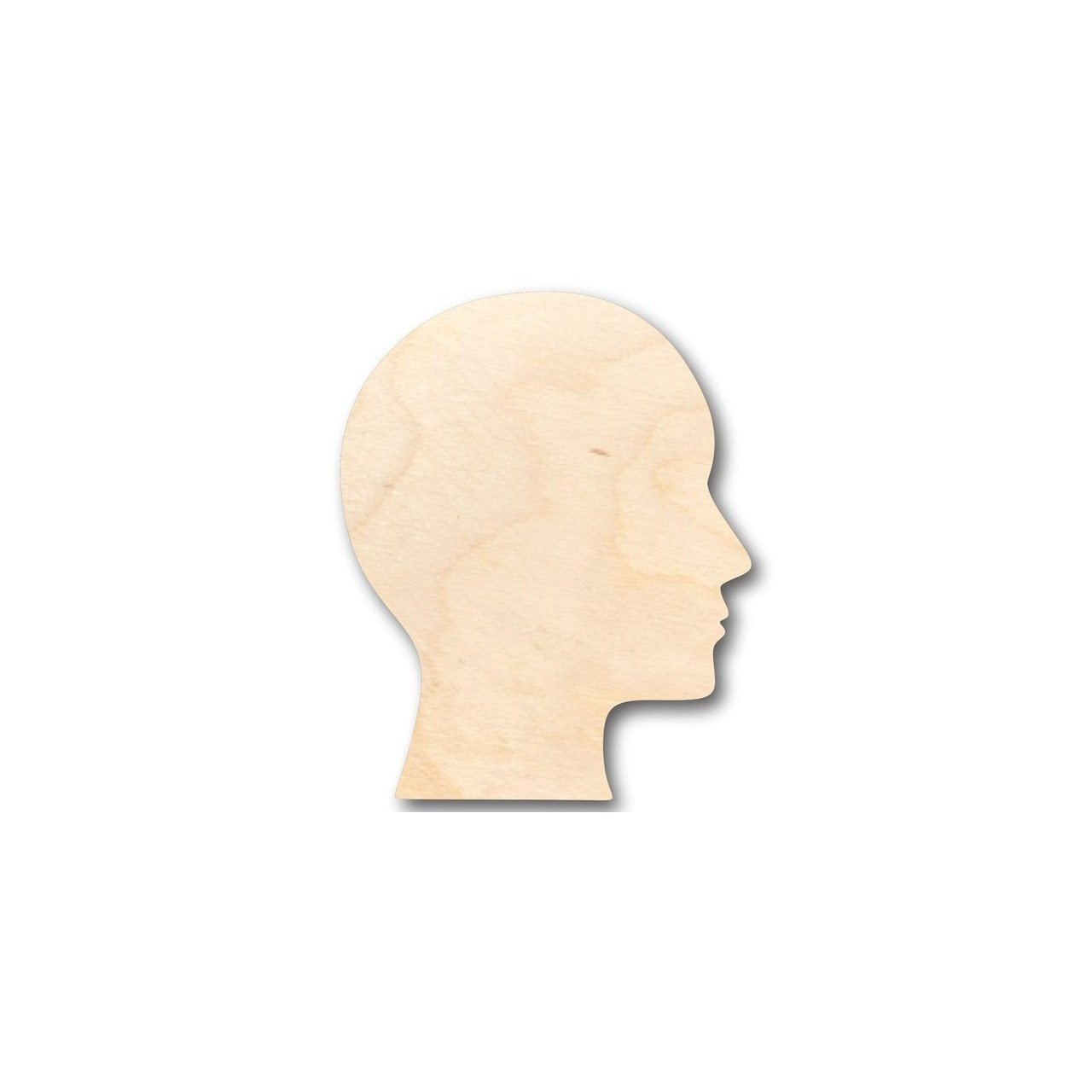 DIY Unfinished Wood Human Head Shape Crafts up to 46 Pieces