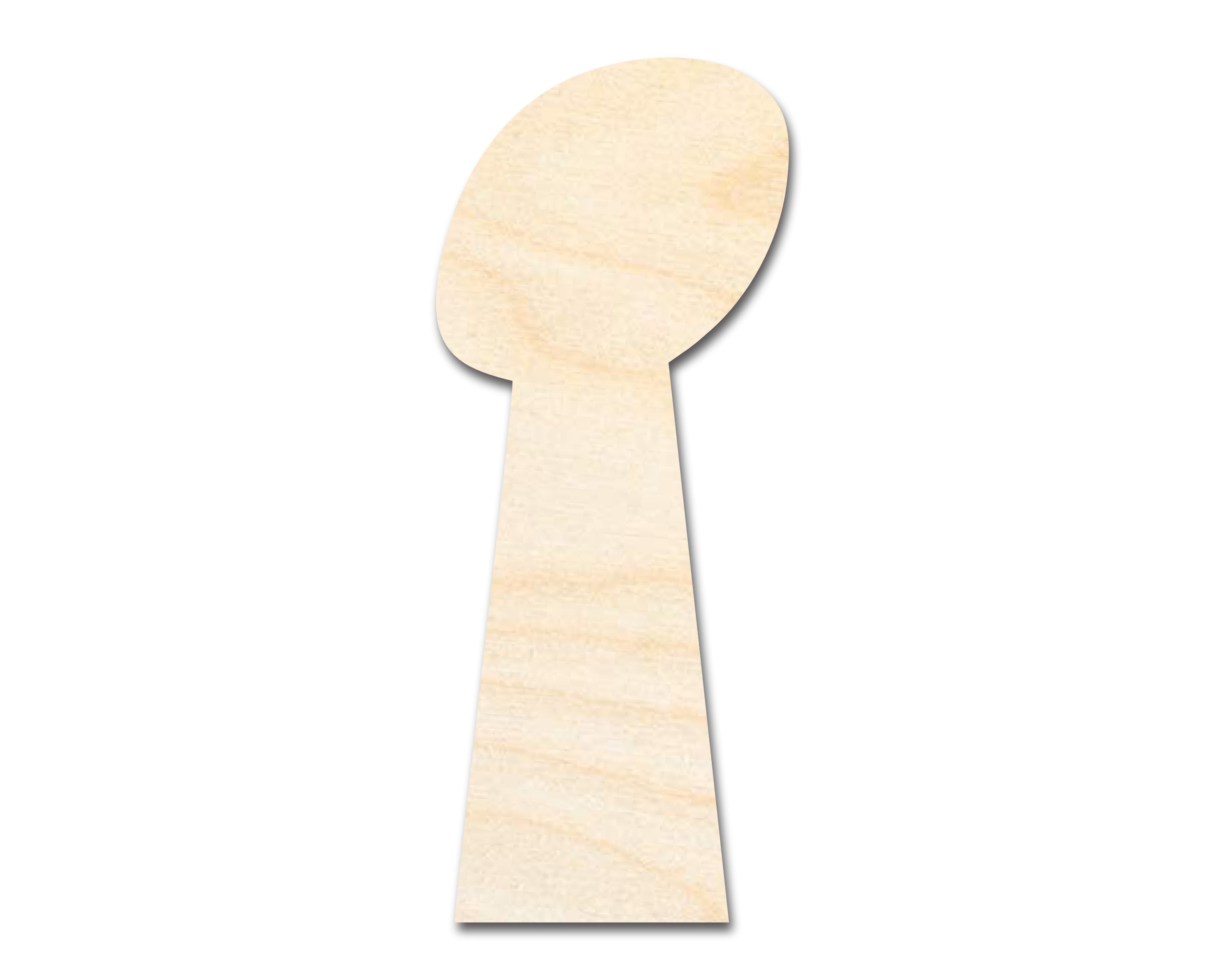 DIY Unfinished Baltic Birch Football Trophy Shape Cutouts up to 46 Inches