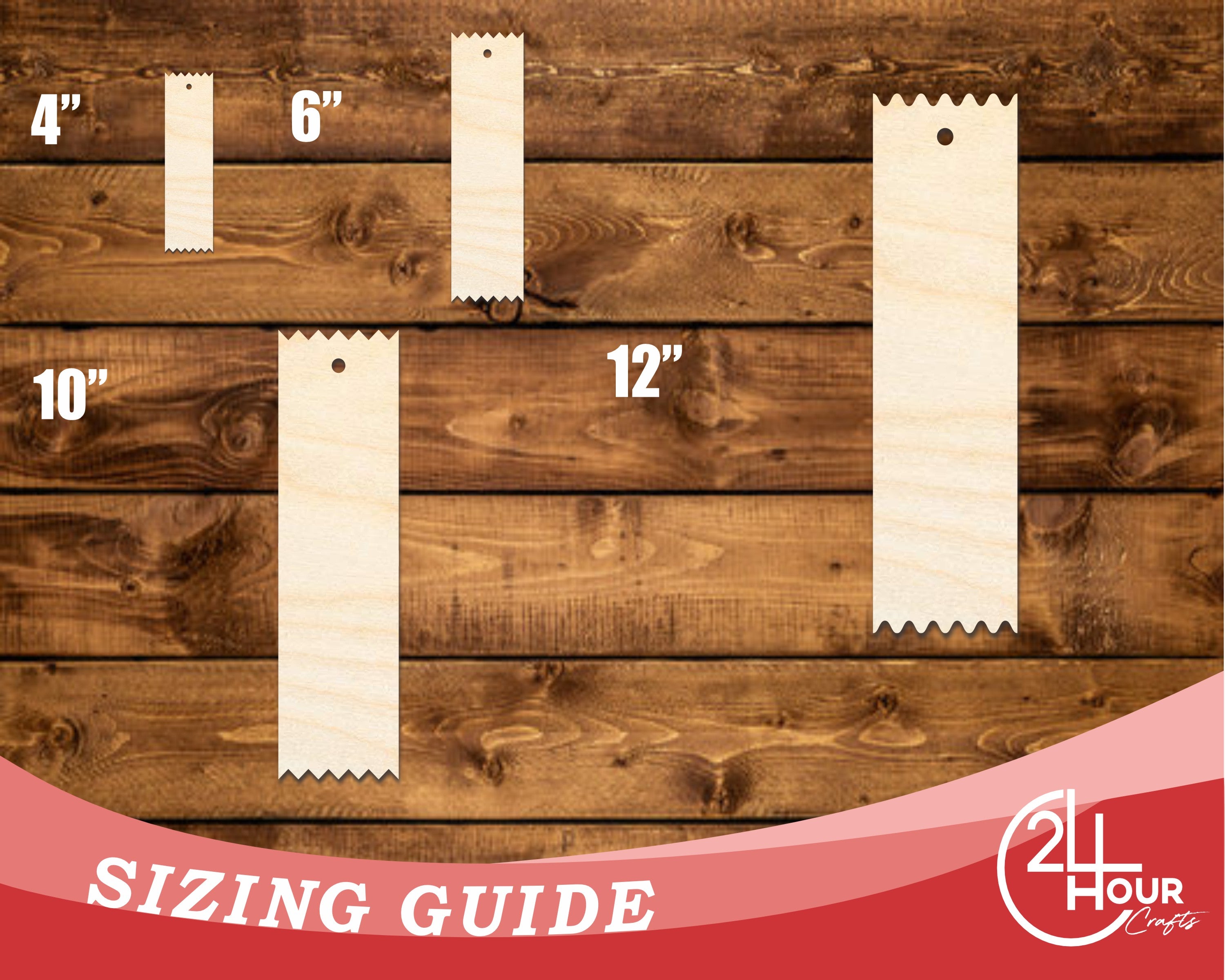 DIY Unfinished Wood Bookmark with Pointed Edge, Up to 12 Pieces for Crafting