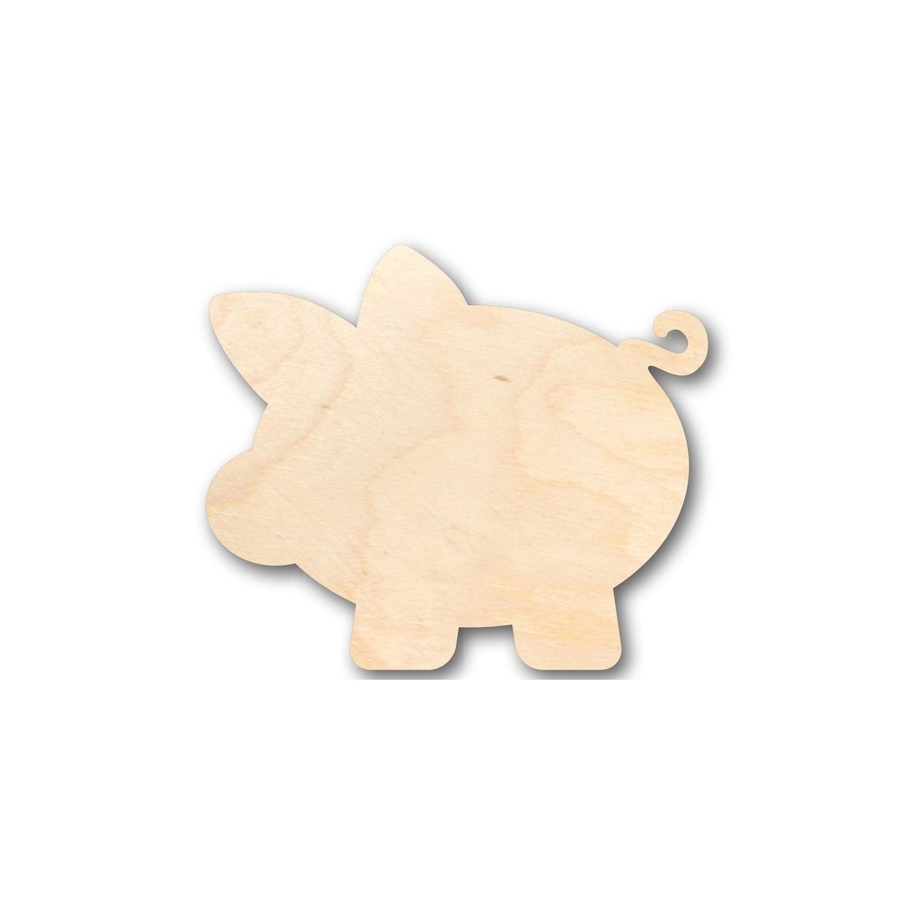 Unfinished DIY Craft Farm Animal Piglet Piggy Bank Shape for Money Saving - Up to 46 Different DIY Options