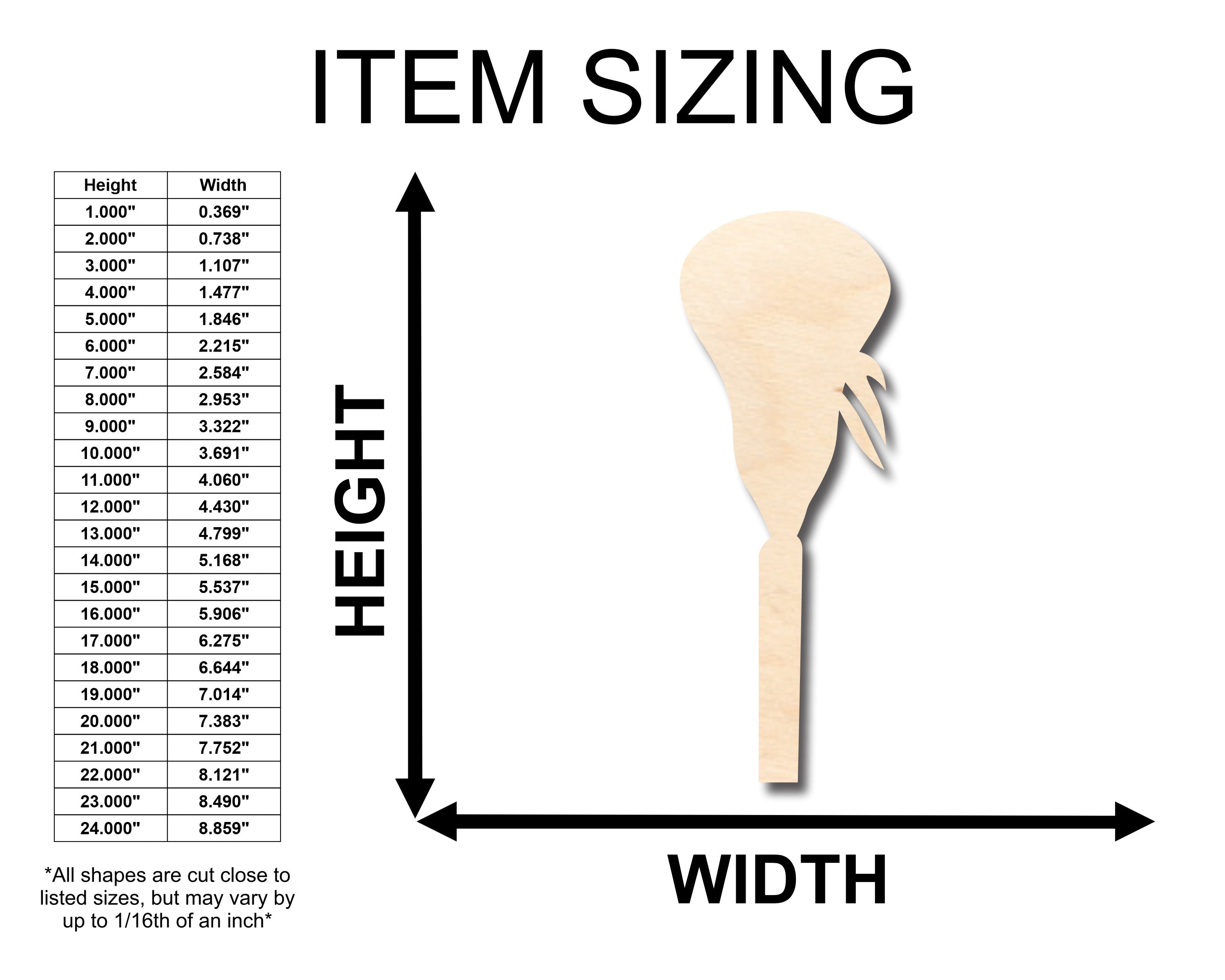 DIY Unfinished Wood Lacrosse Stick Cross Shape, Up to 46 Inches for Crafts
