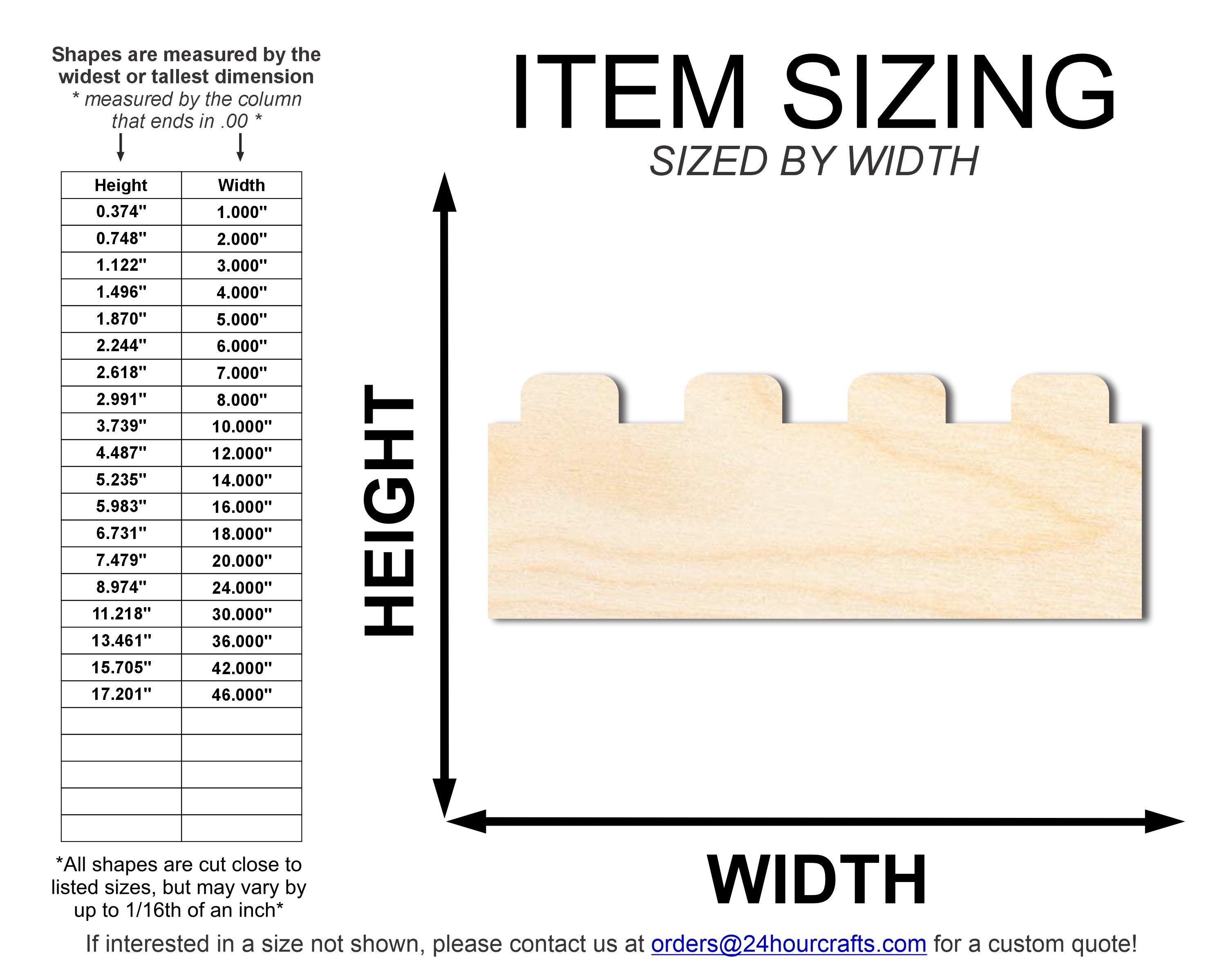 DIY Unfinished Large Baltic Birch Wood Building Blocks - Up to 46 DIY Shapes