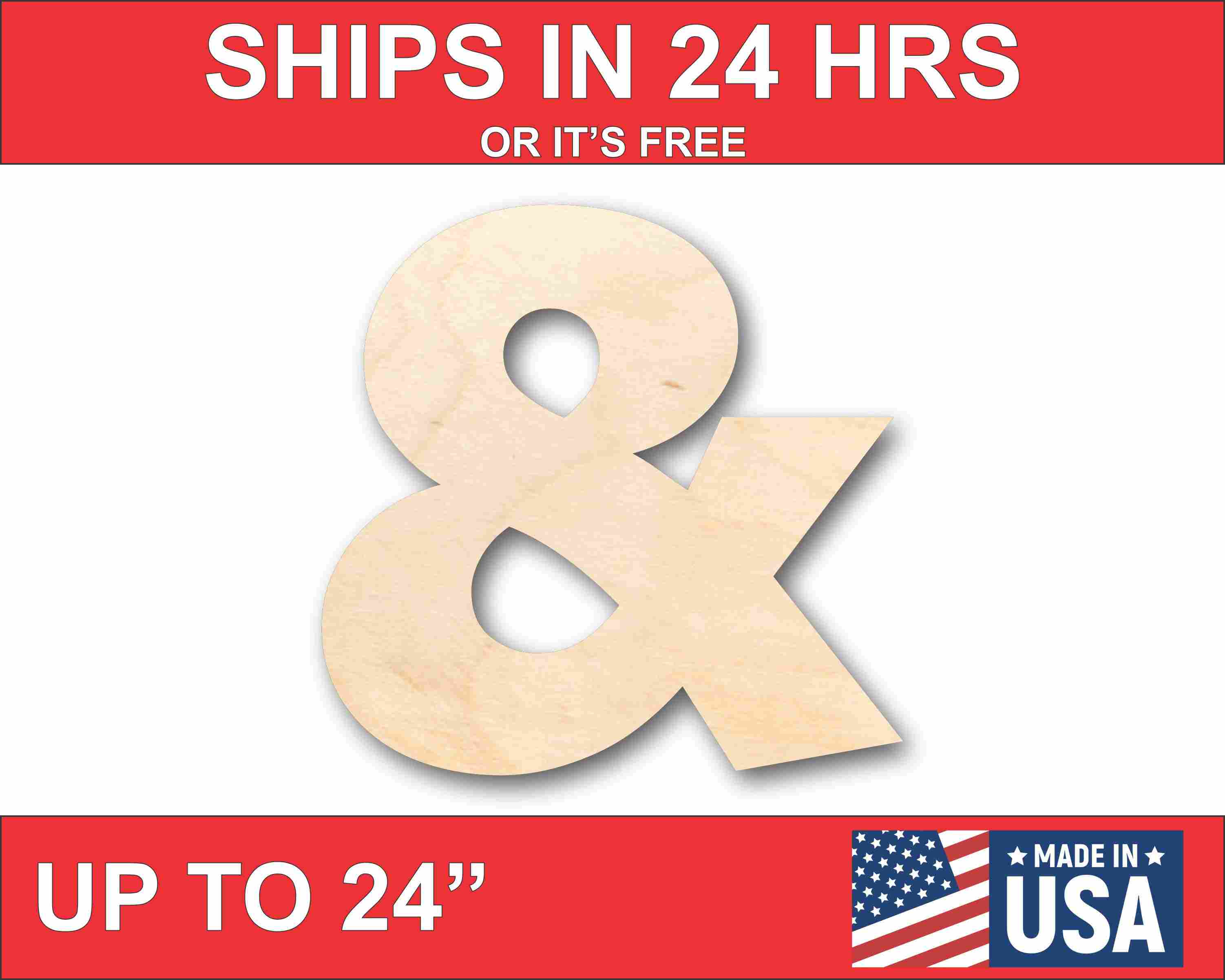 Unfinished DIY Wood Block Symbols for Crafting - Up to 46 Pieces for Your Creative Projects