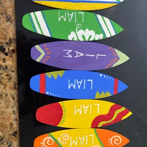 Unfinished DIY Wood Surfboard Shape Ideal for Surfing, Ocean, Beach, Nursery and Craft Projects, Available up to 46 Inches
