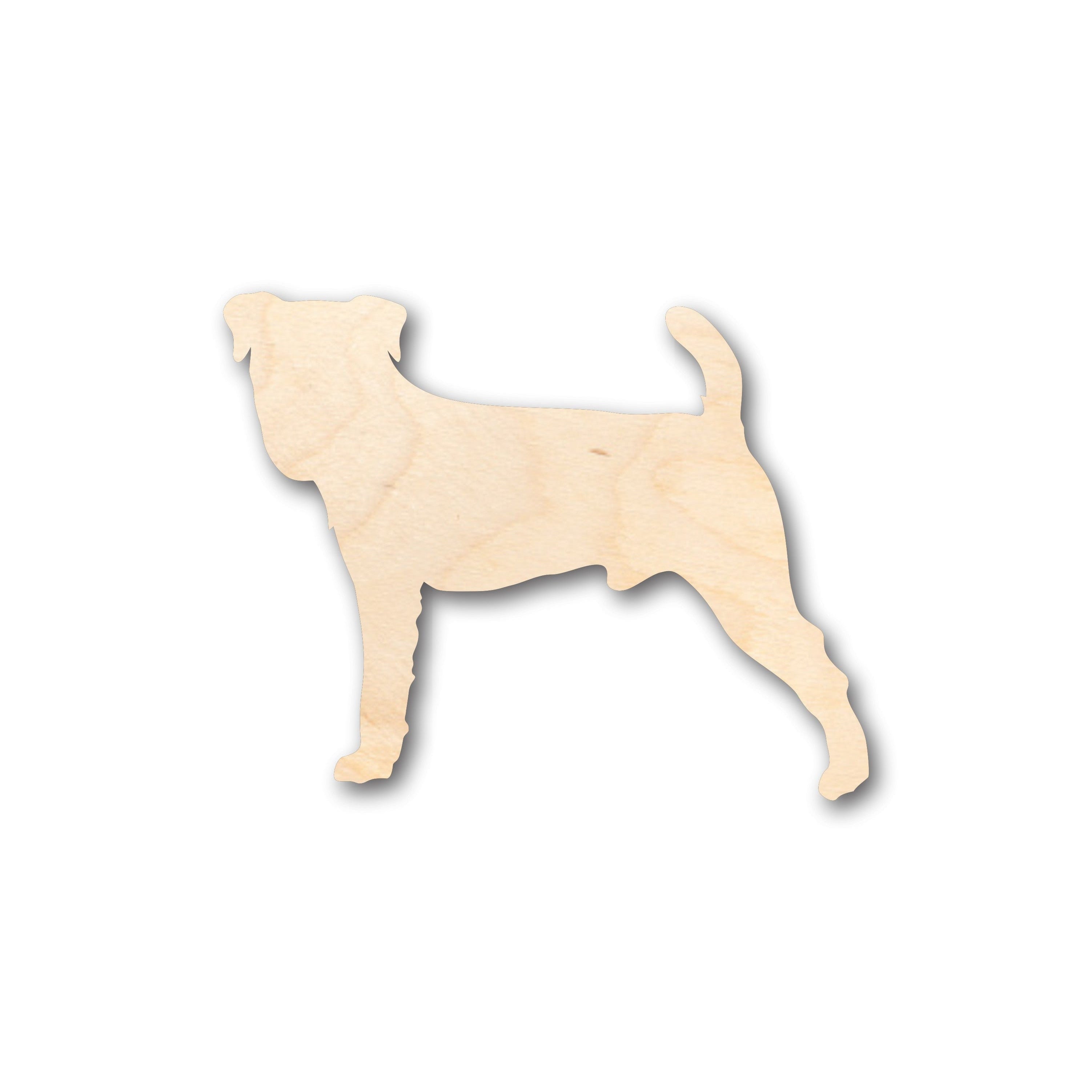 DIY Unfinished Small Jack Russel Terrier Wood Dog Shape - Up to 46 Options