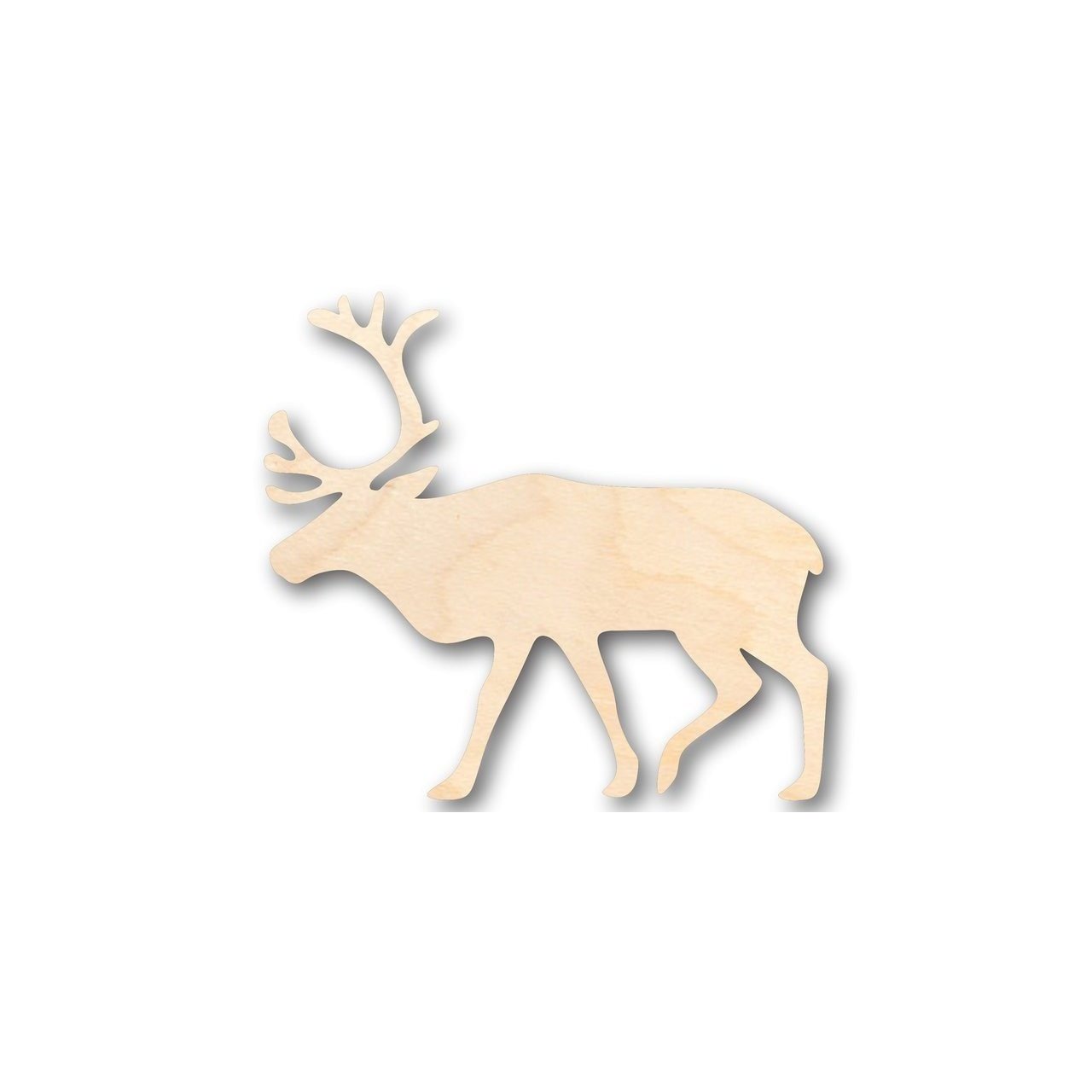 DIY Unfinished Baltic Birch Wood Reindeer Shapes up to 24 Inches