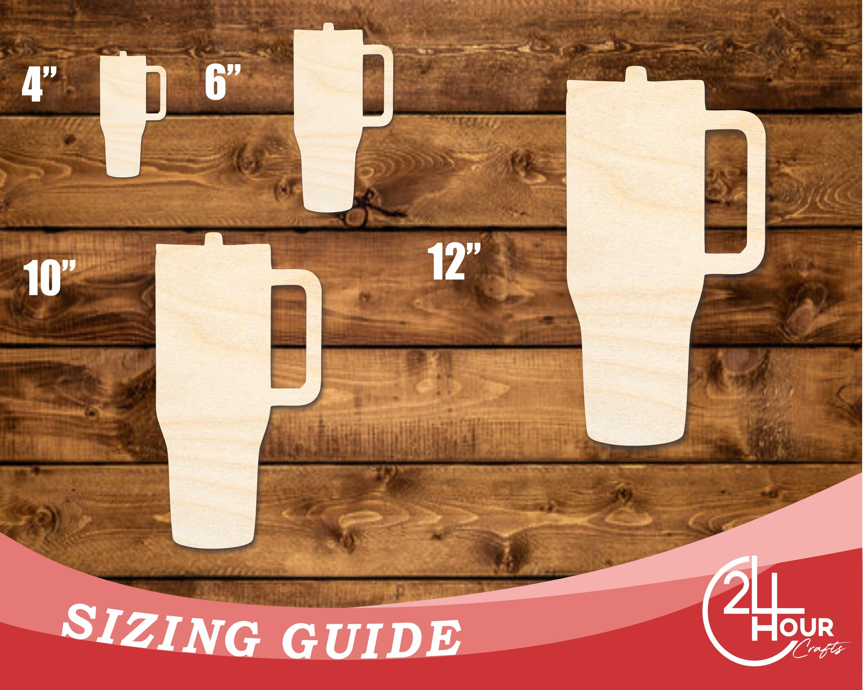 Unfinished Baltic Birch Wood Travel Jug Shape DIY Craft Cutout, Sizes Up to 46 Inches for Multiple DIY Projects