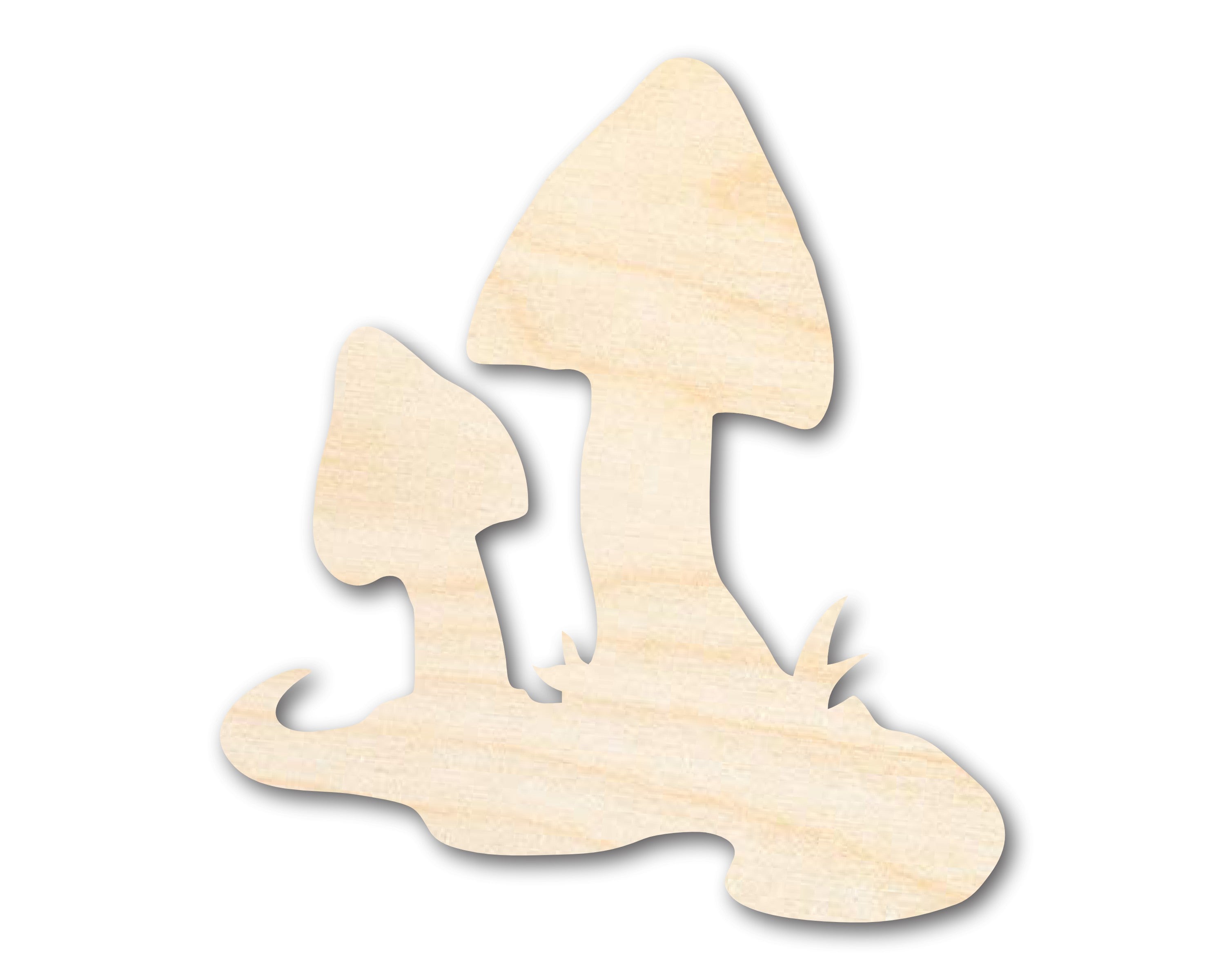 Unfinished Wood Mushroom-Shaped Crafts, Available up to 46 Inches