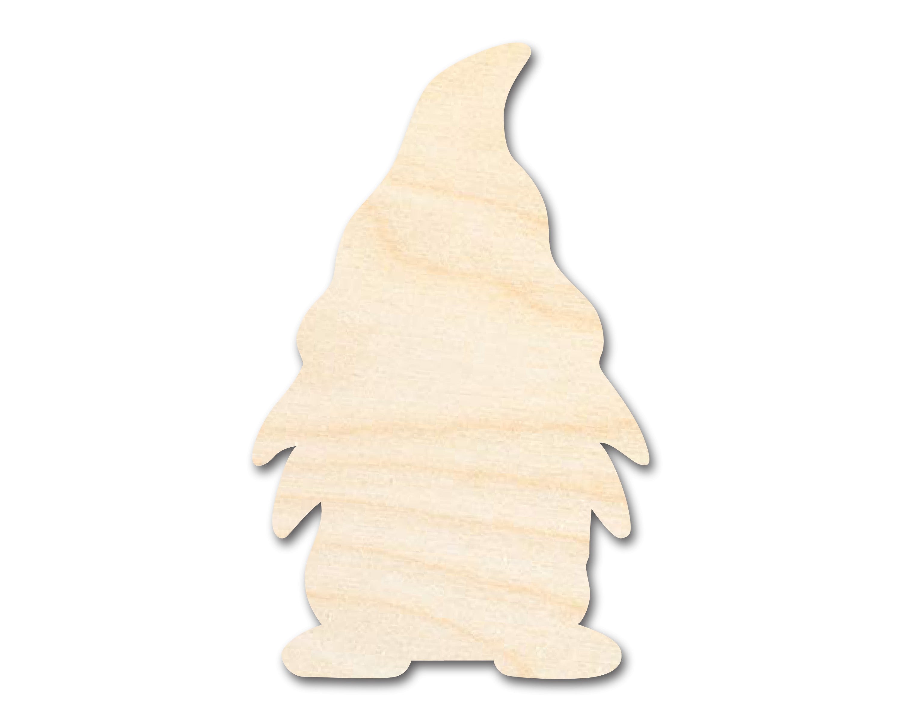 DIY Unfinished Wood Garden Gnome Silhouette Crafts - Up to 46 Designs