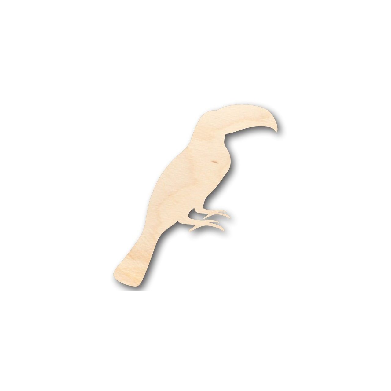Unfinished Wood Craft - Toucan Shape for Animal, Wildlife, and Pet DIY Projects up to 46