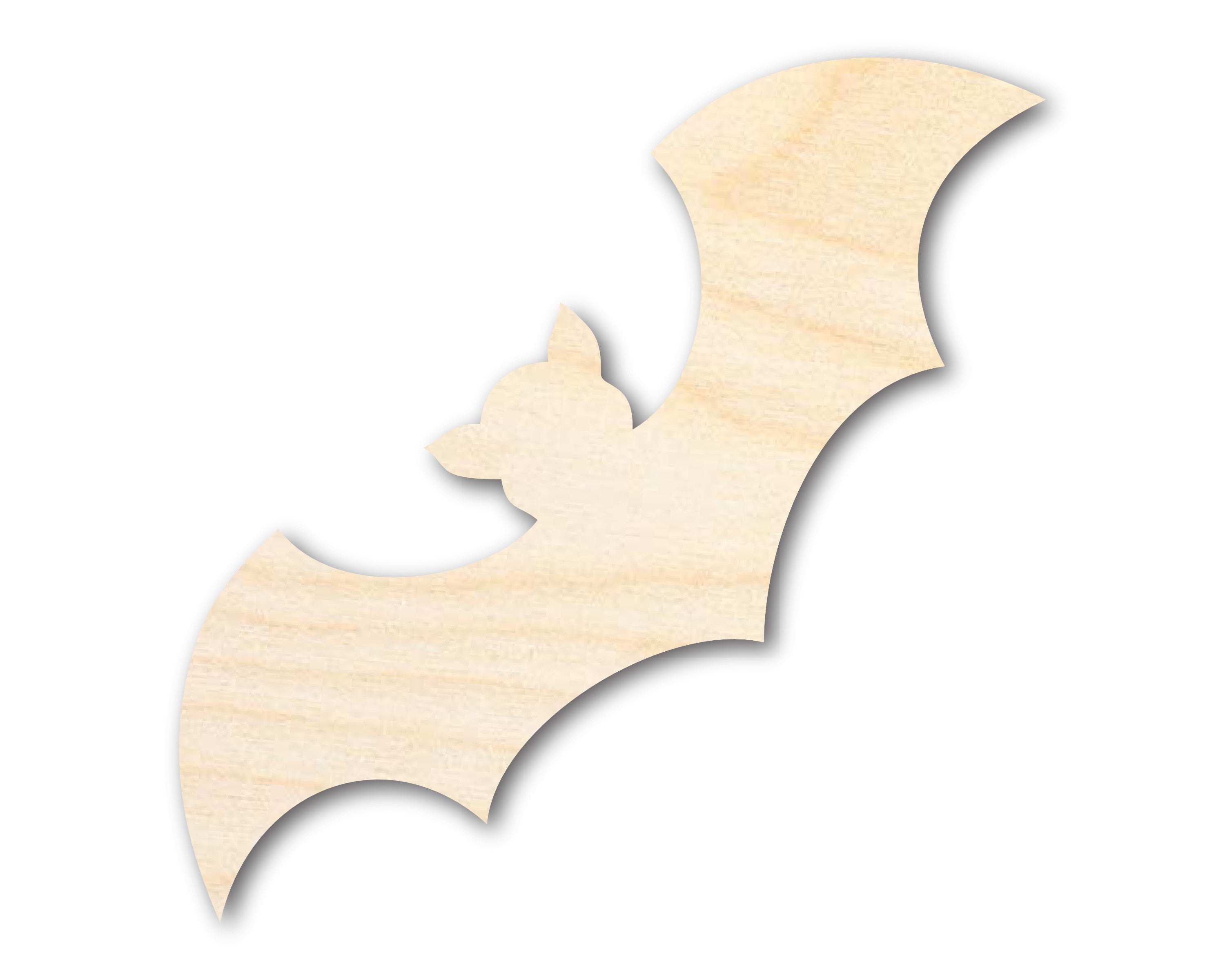 Unfinished Sanded Wood Bat - Shaped Craft Items, Up to 46 Inches