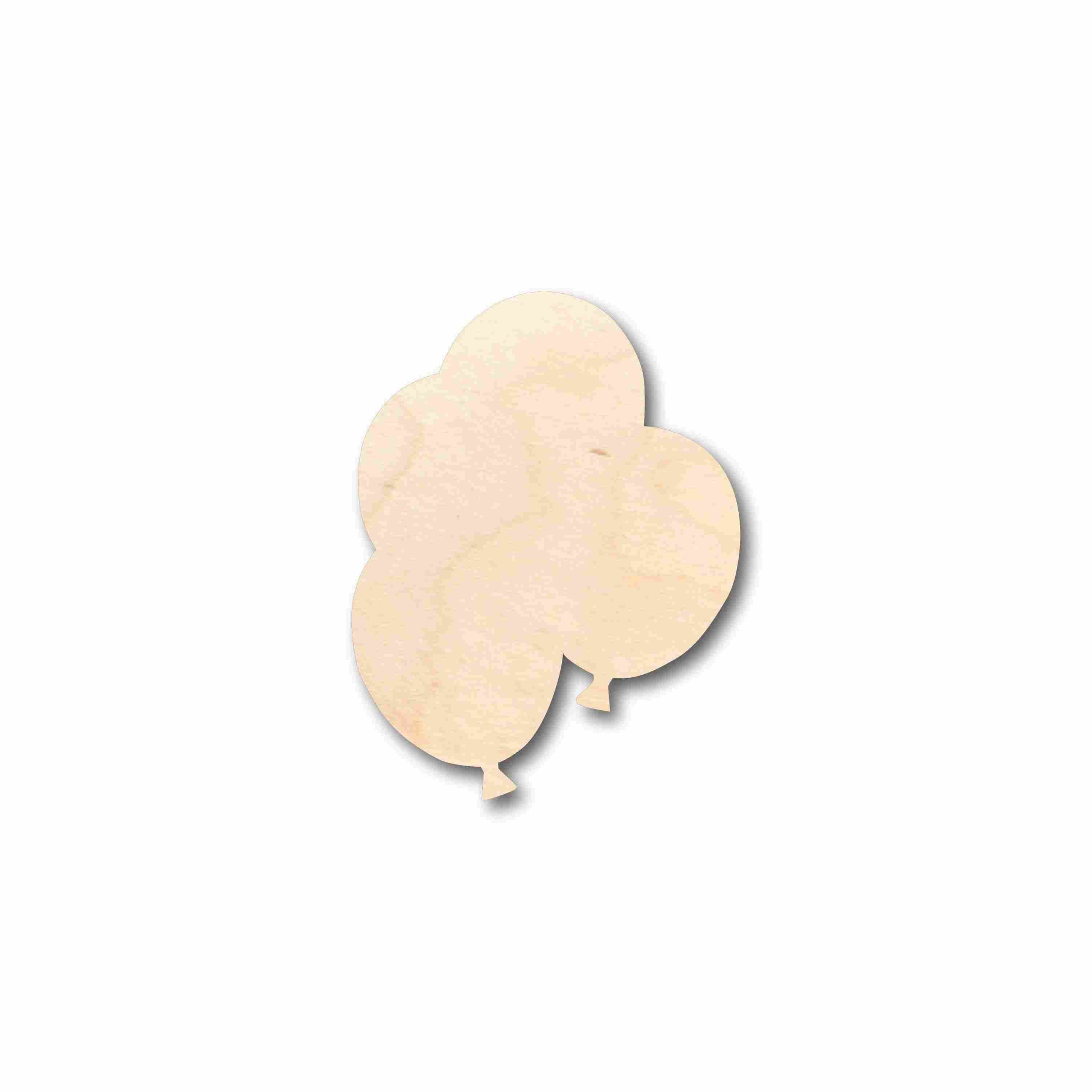 Unfinished Wood Craft Balloon Silhouette for Up to 46 DIY Projects