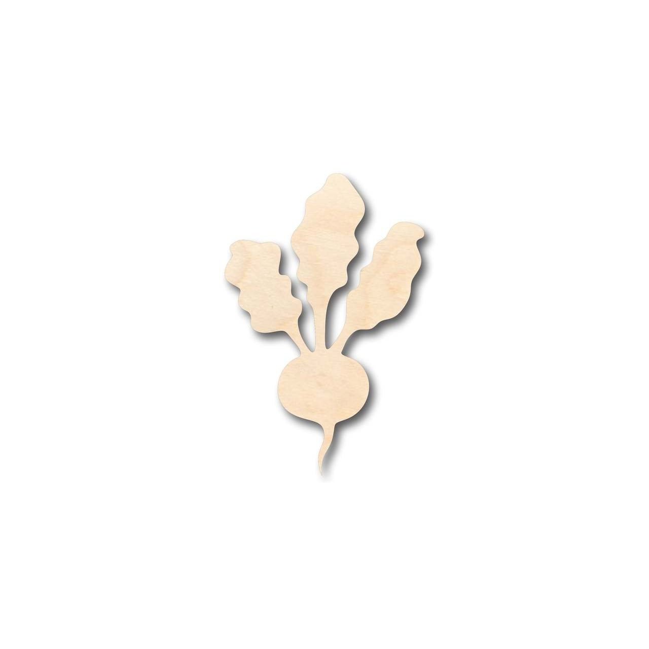 DIY Unfinished Wood Beet Shape for Garden, Vegetable & Craft Projects (Up to 46)