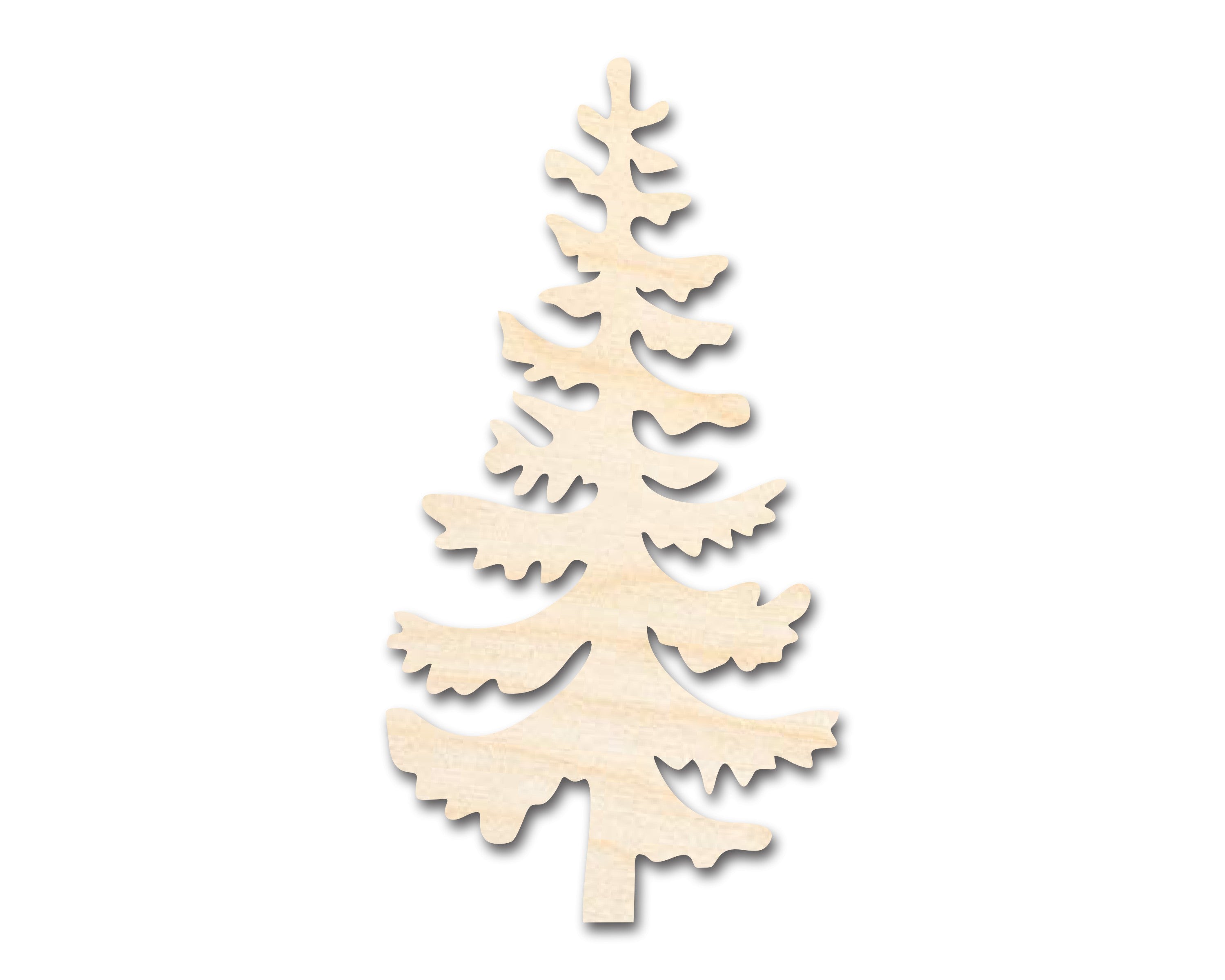 Unfinished Pine Wood Craft in Tree Shape - Suitable for Crafts up to 46 Inches