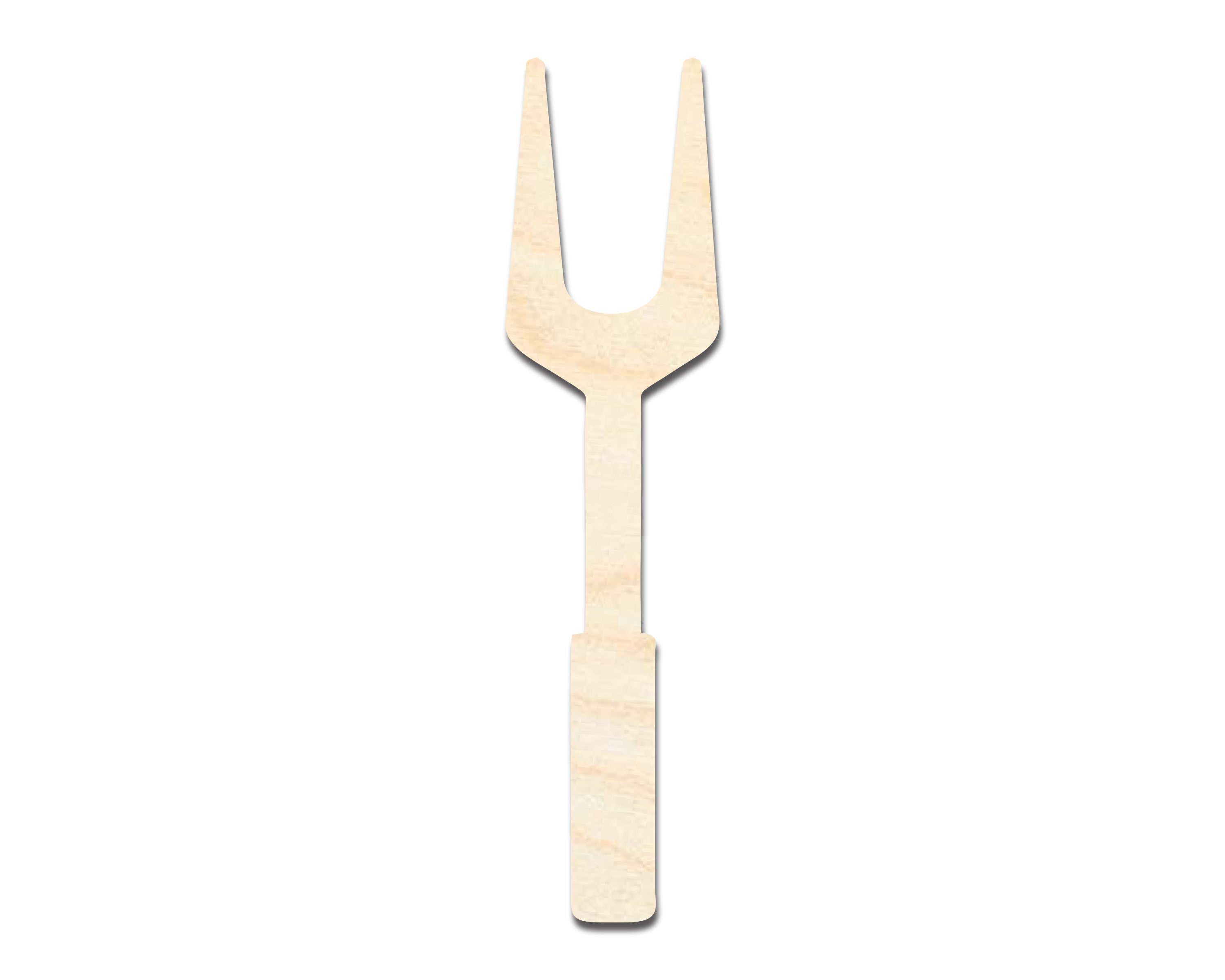 DIY Unfinished Wood BBQ Fork Shape Craft Cutouts up to 46 Inches