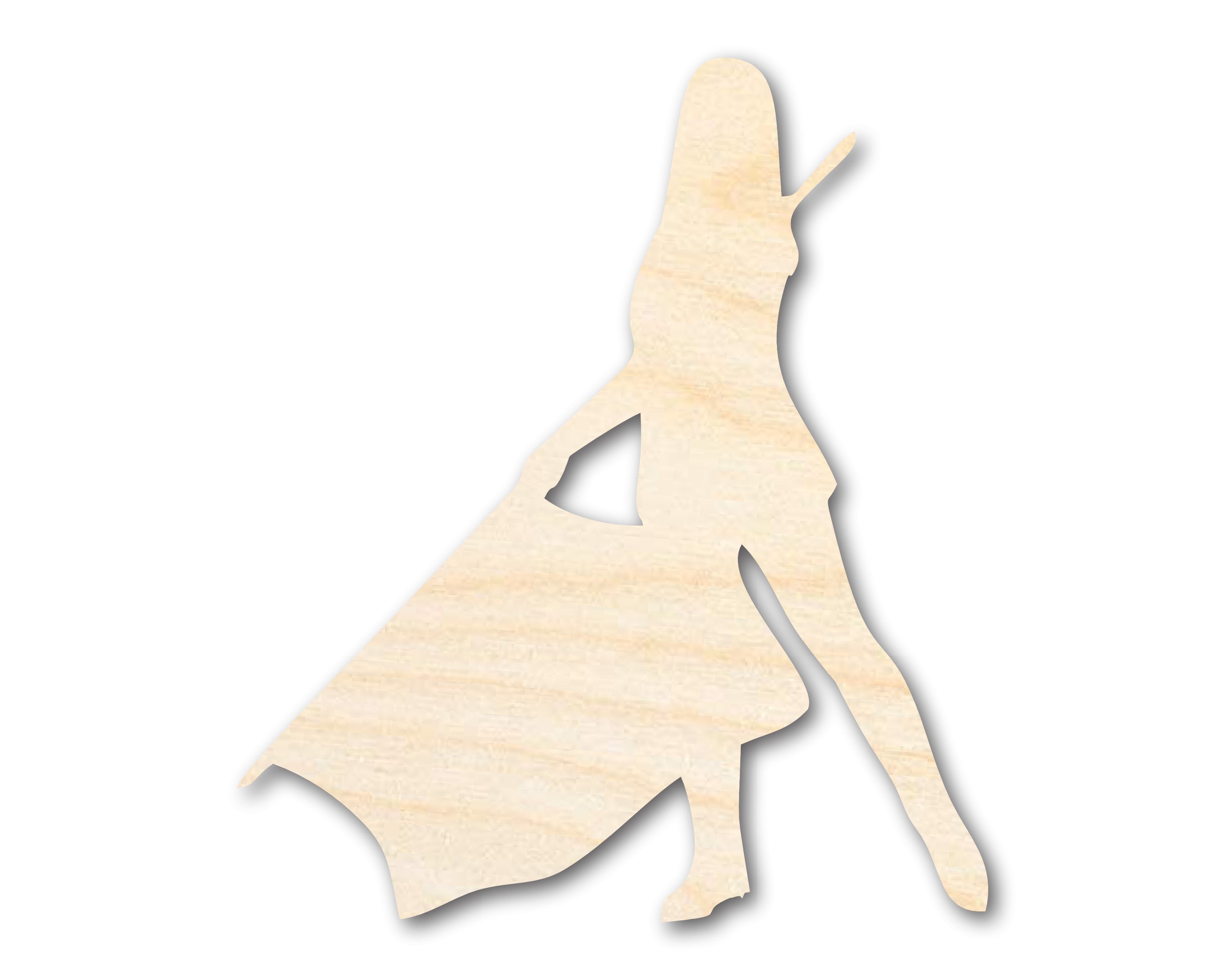 Unfinished DIY Craft Cutout in Wood Color Guard Shape | Up to 46 Different DIY Options