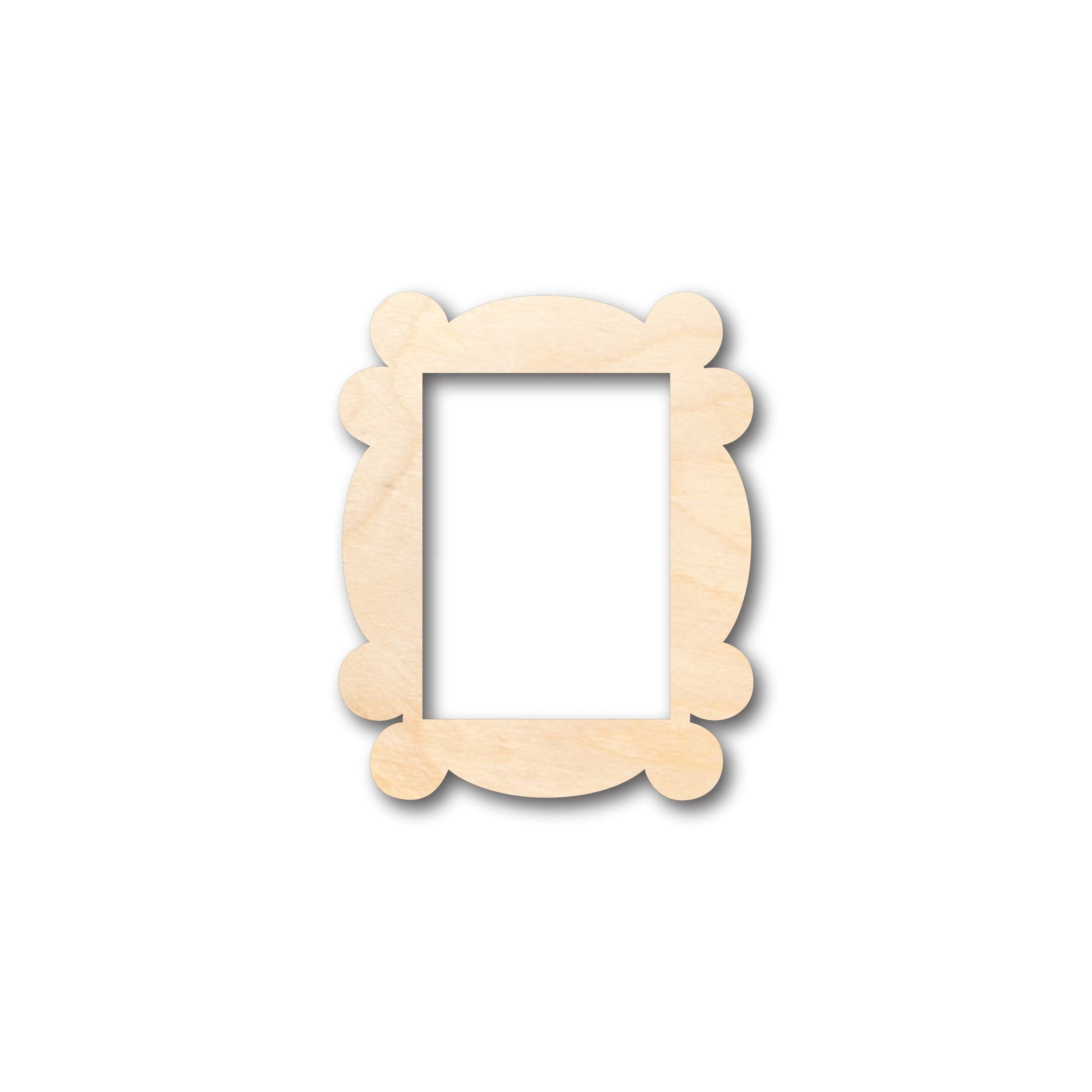 DIY Unfinished Wood Picture Frame Shapes - Up to 46 Pieces for Crafts