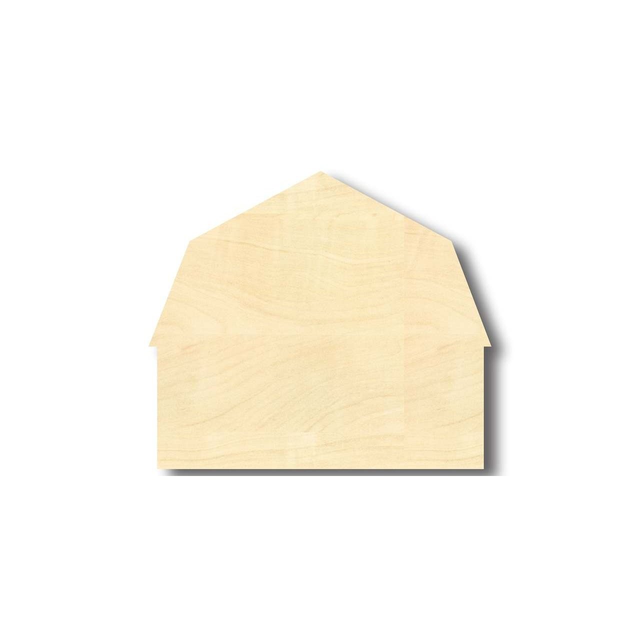 DIY Unfinished Wood Barn Farm Shape Craft up to 46 Inches