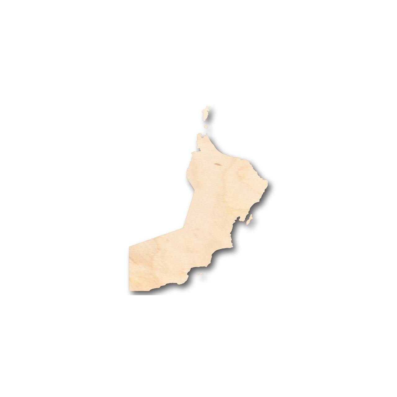 DIY Unfinished Oman - Shaped Wood Crafts up to 46 for Country - Style Projects