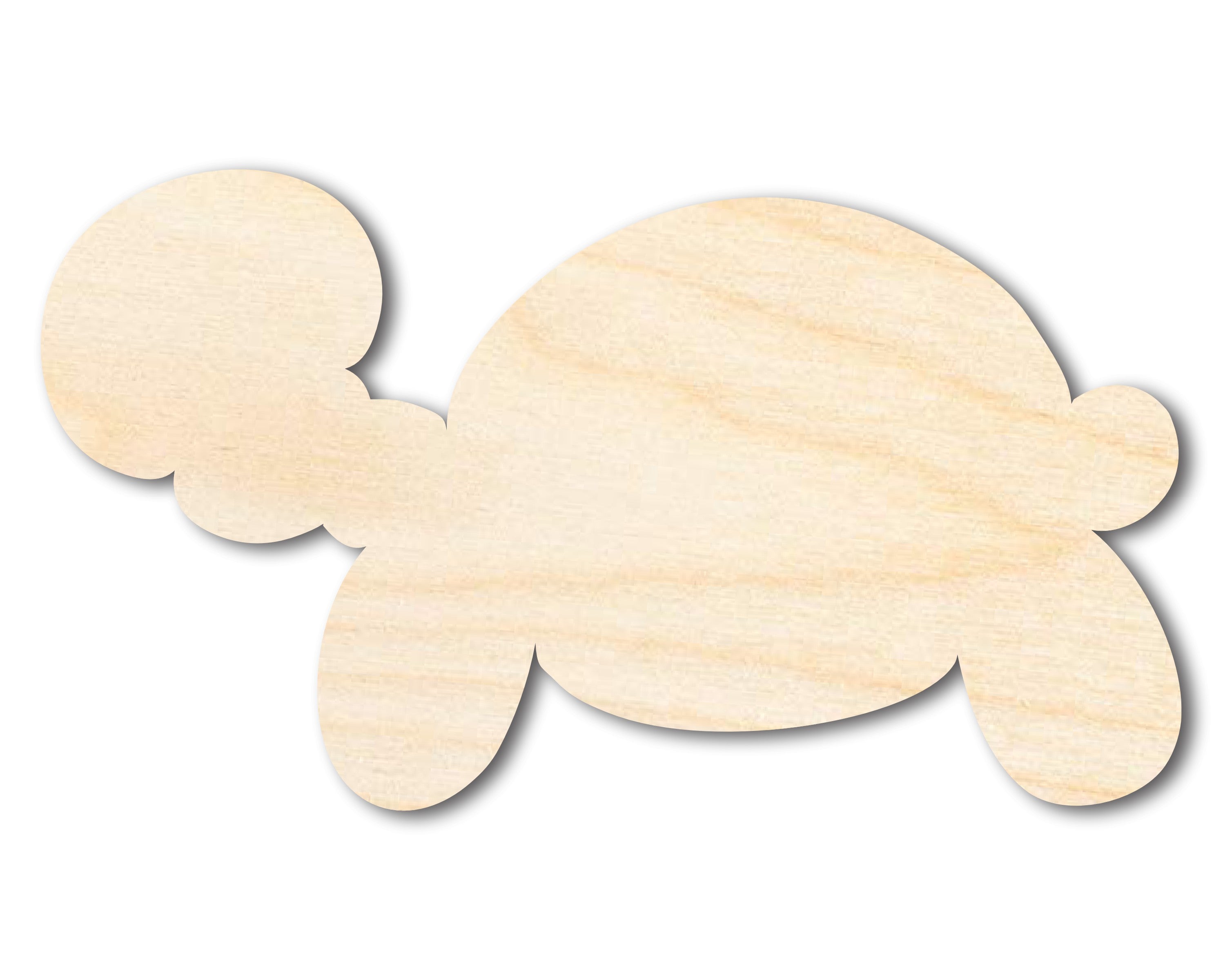 Unfinished DIY Craft Cutout in Wood Balloon Turtle Shape | Up to 46 Inches for Multiple DIY Projects