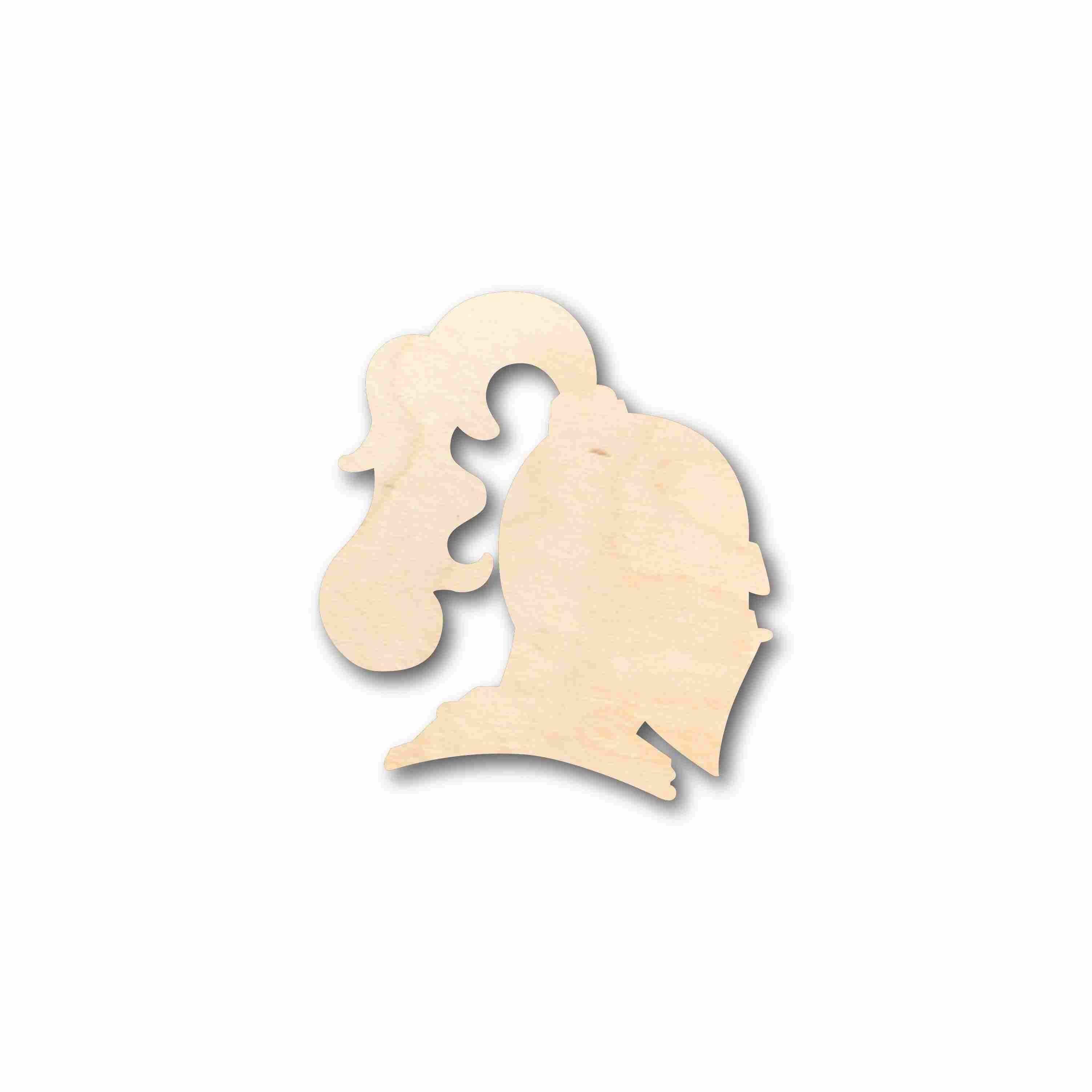 Unfinished DIY Wood Craft - Knight Silhouette, Up to 46 Inches for Creative Projects