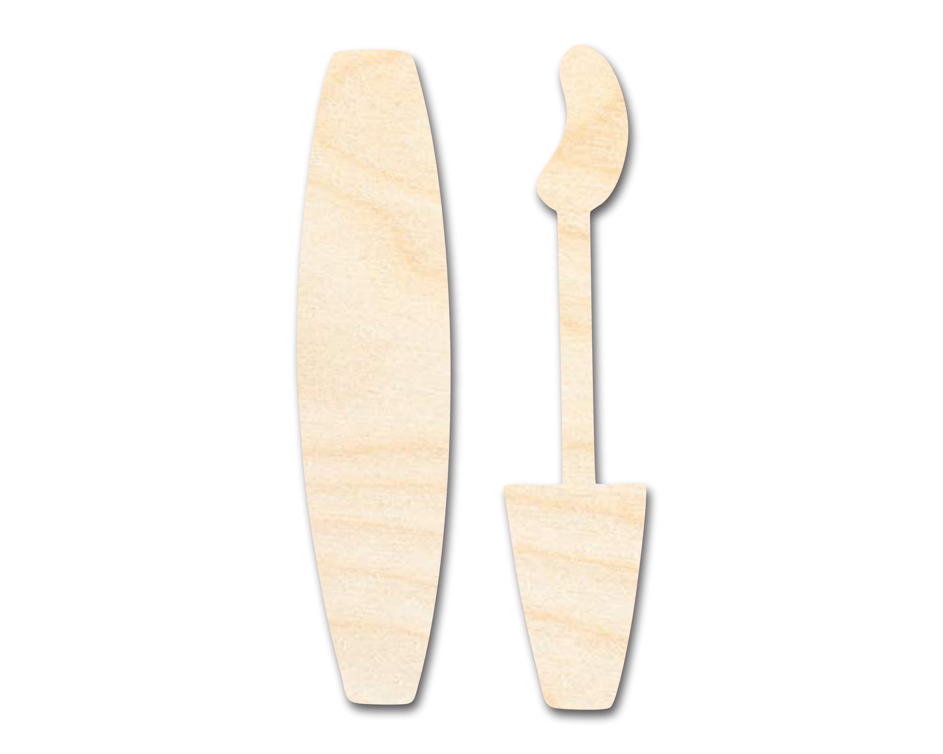 DIY Unfinished Wood Mascara Tube and Wand Cutouts - Up to 46 Pieces for Crafts