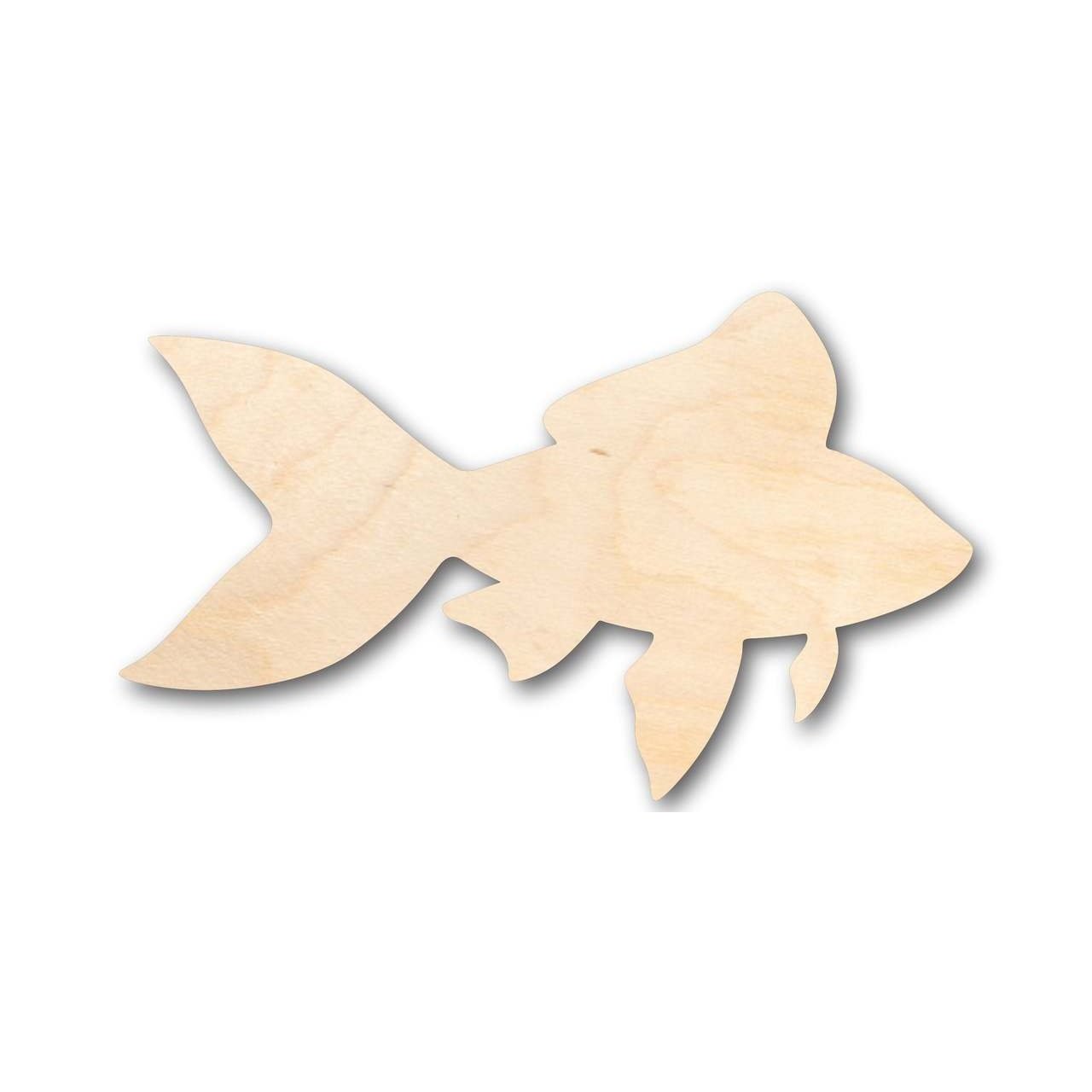 DIY Unfinished Ocean Animal Wood Fish Shapes up to 46
