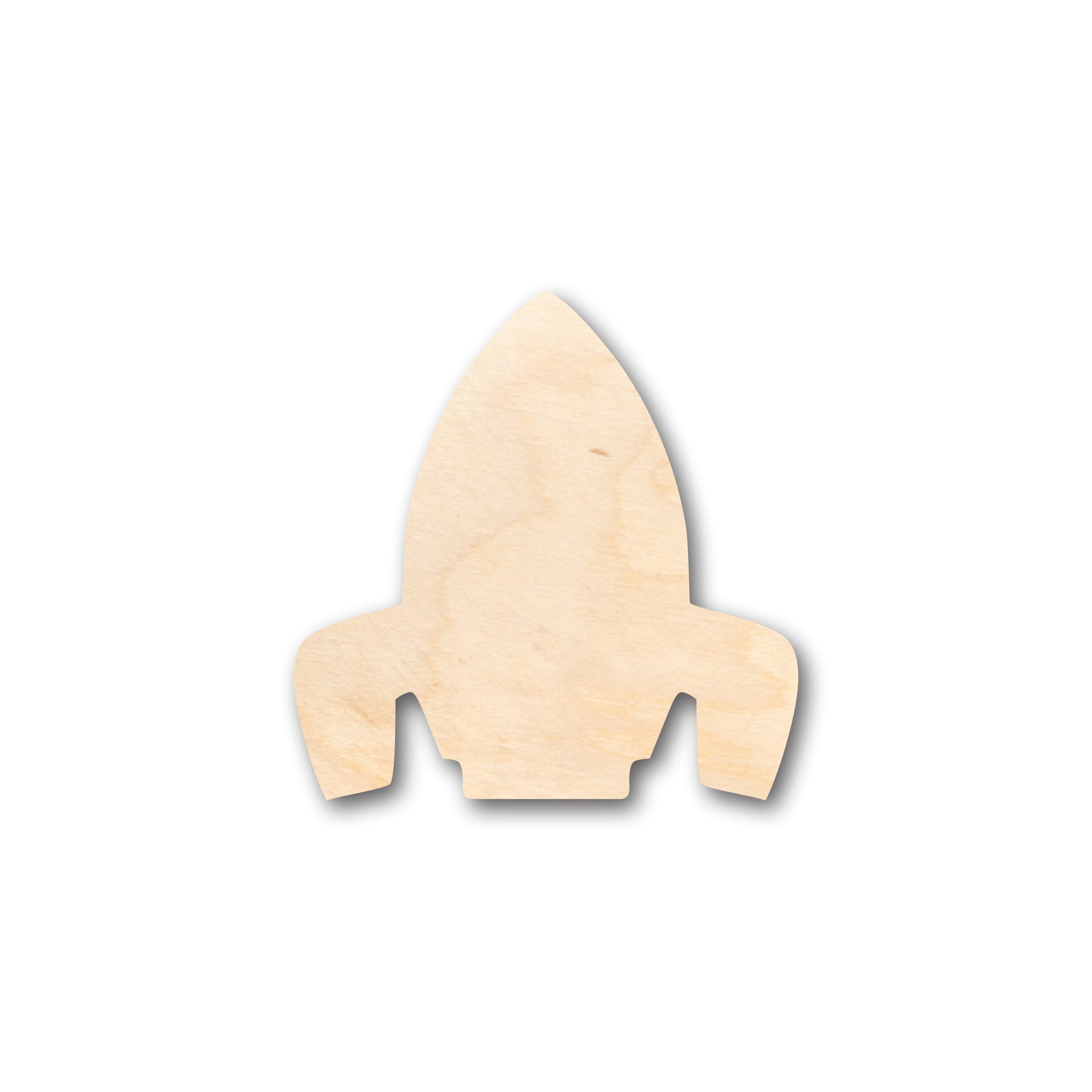 DIY Unfinished Wood Rocket Shapes - Ideal for Crafts up to 46 Pieces