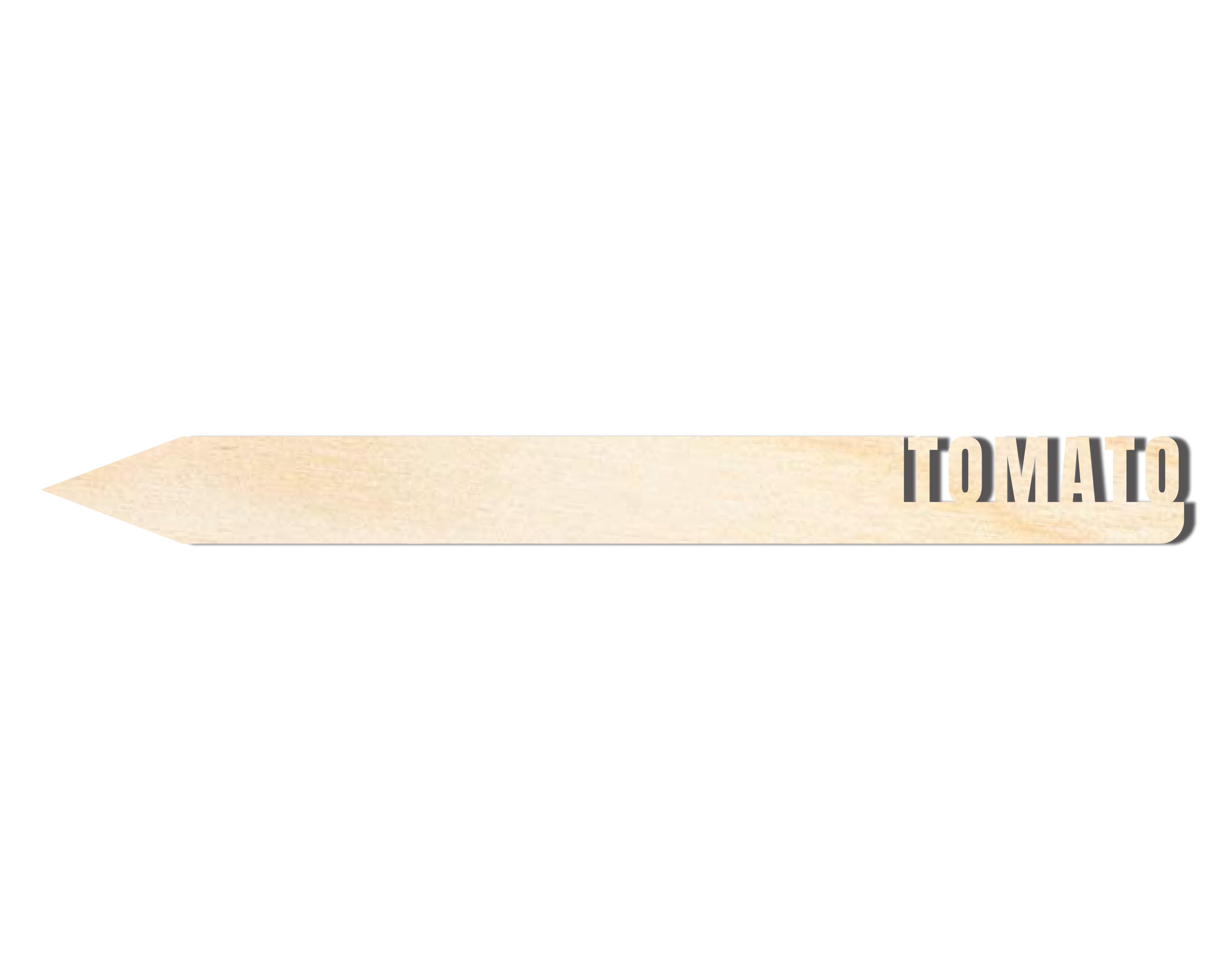 Unfinished Baltic Birch Wood Tomato Garden Stake - Ideal for DIY Crafts, Up to 24 Inches for Multiple DIY Projects