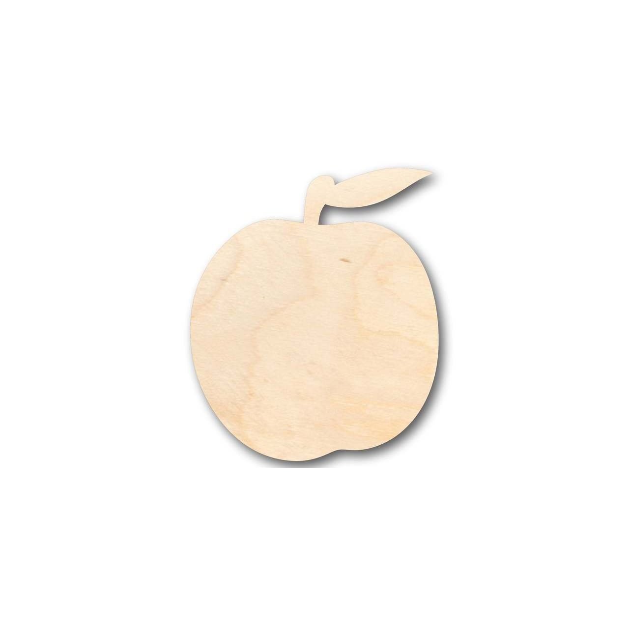 DIY Unfinished Wood Peach Shapes - Ideal for Crafts, up to 24 Inches