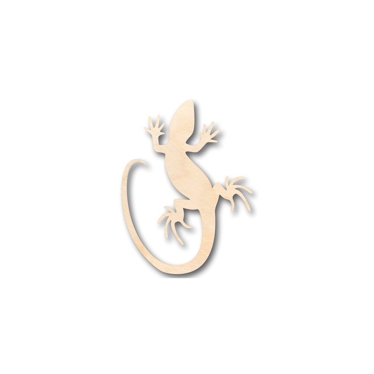 DIY Unfinished Baltic Birch Wood Lizard Shapes up to 24 Inches