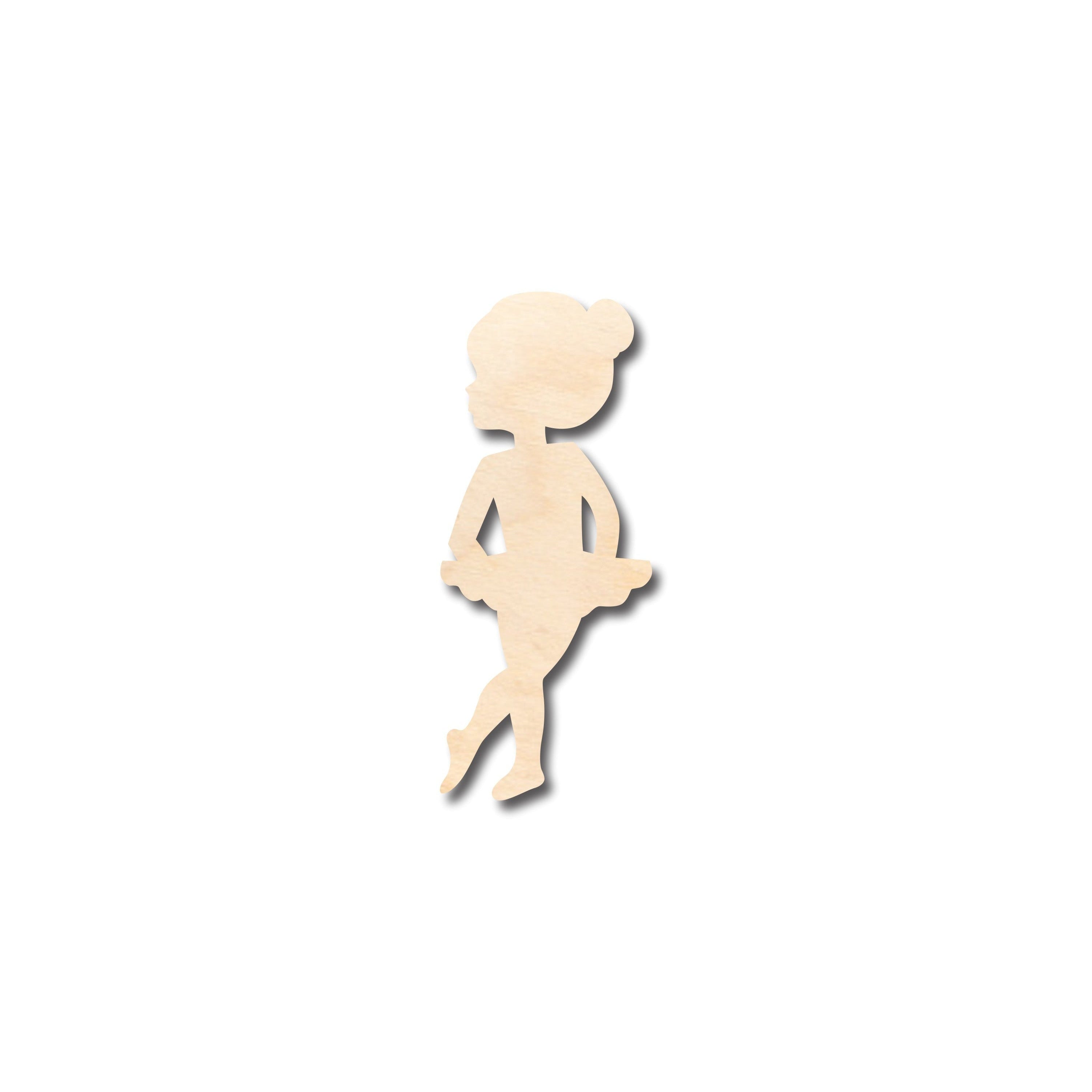Unfinished Wood Dancer Shape DIY Craft Supplies - Up to 46 Pieces for Do - It - Yourself Projects
