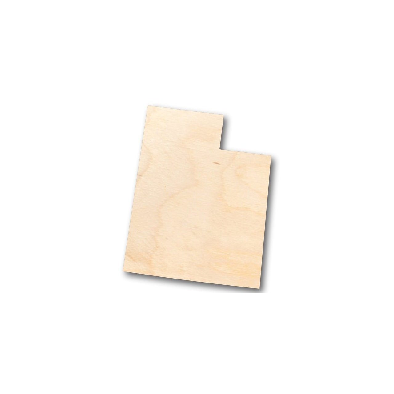 DIY - Up to 46 Unfinished Wood Utah State Shape Craft