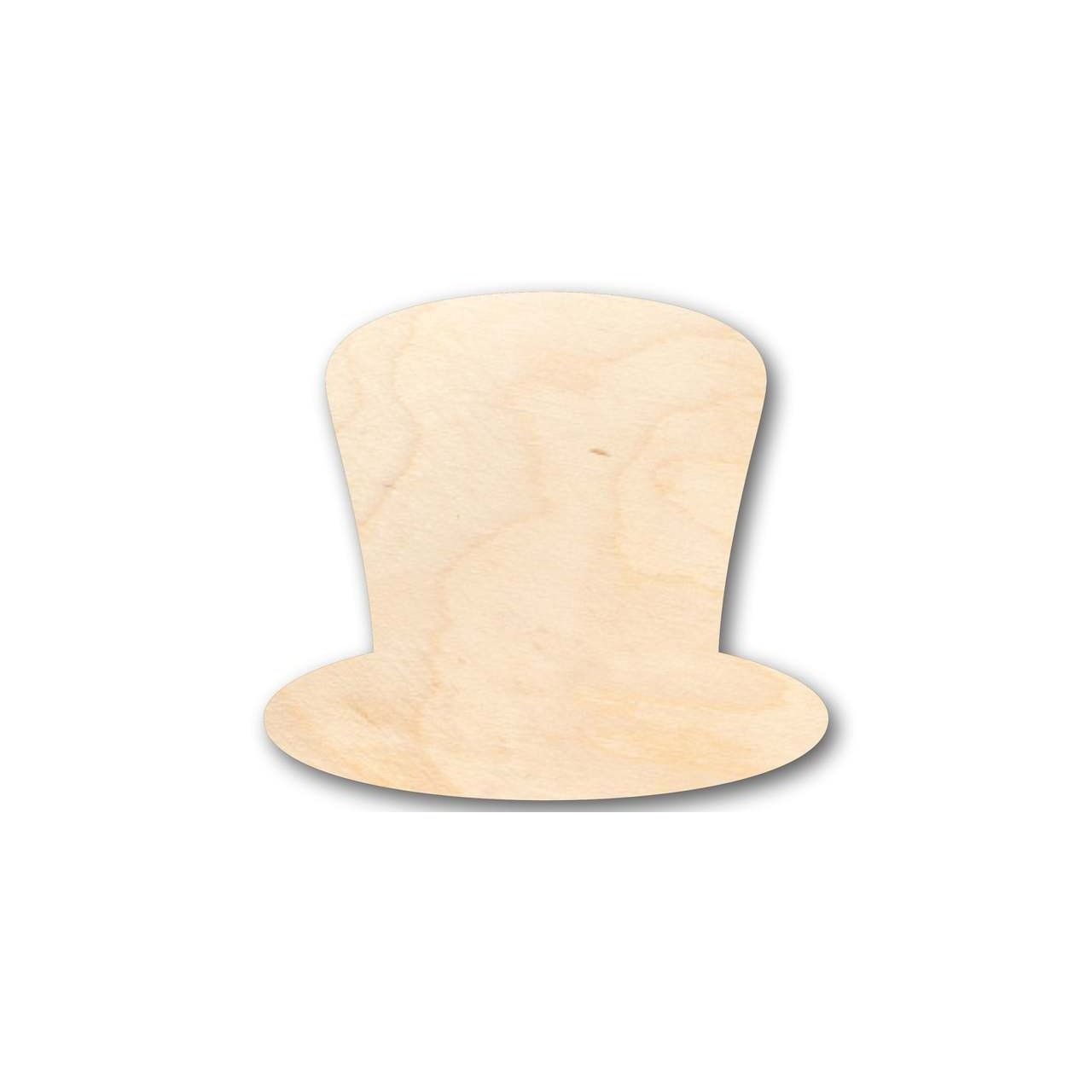 Unfinished DIY Crafting Wooden Magician's Top Hat - Ideal for Up to 46 Do - It - Yourself Projects