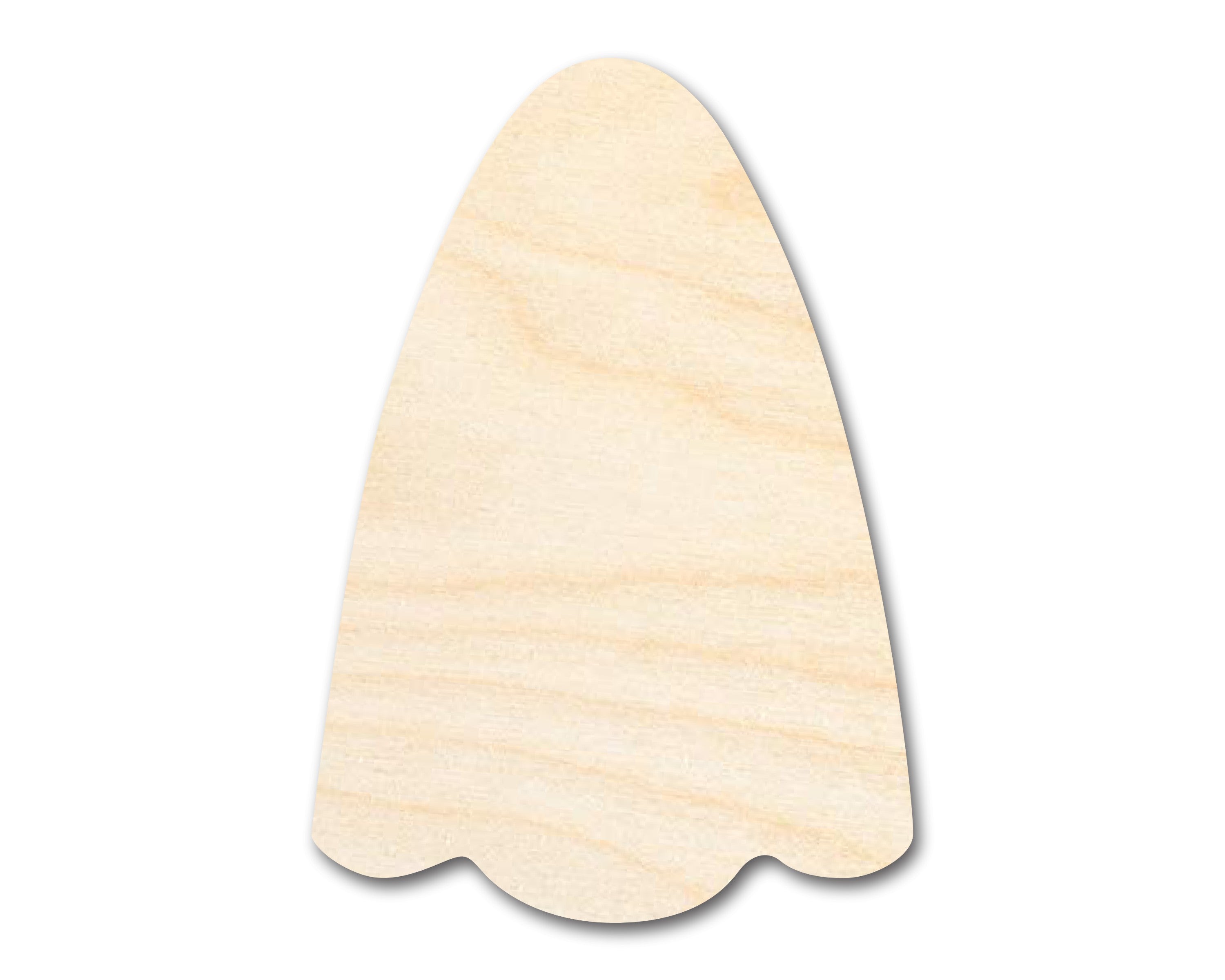 DIY Unfinished Baltic Birch Wood Sheet in Ghost Shape up to 46