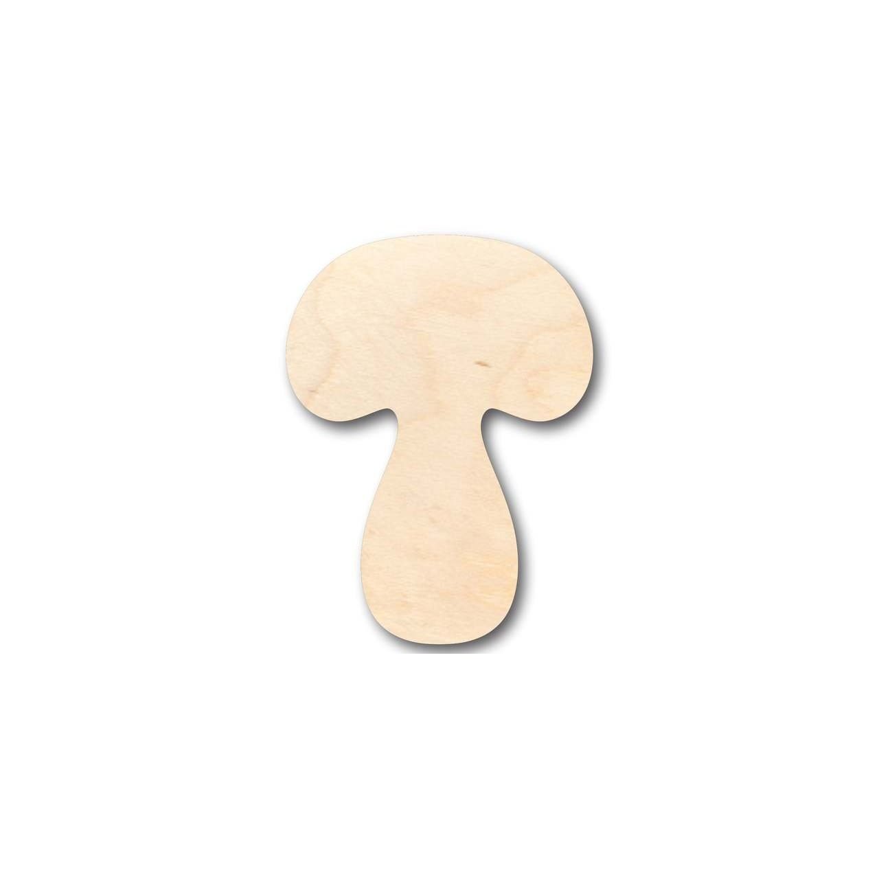 DIY Unfinished Wood Mushroom Shapes - Ideal for Nature, Food, and Crafts, up to 24