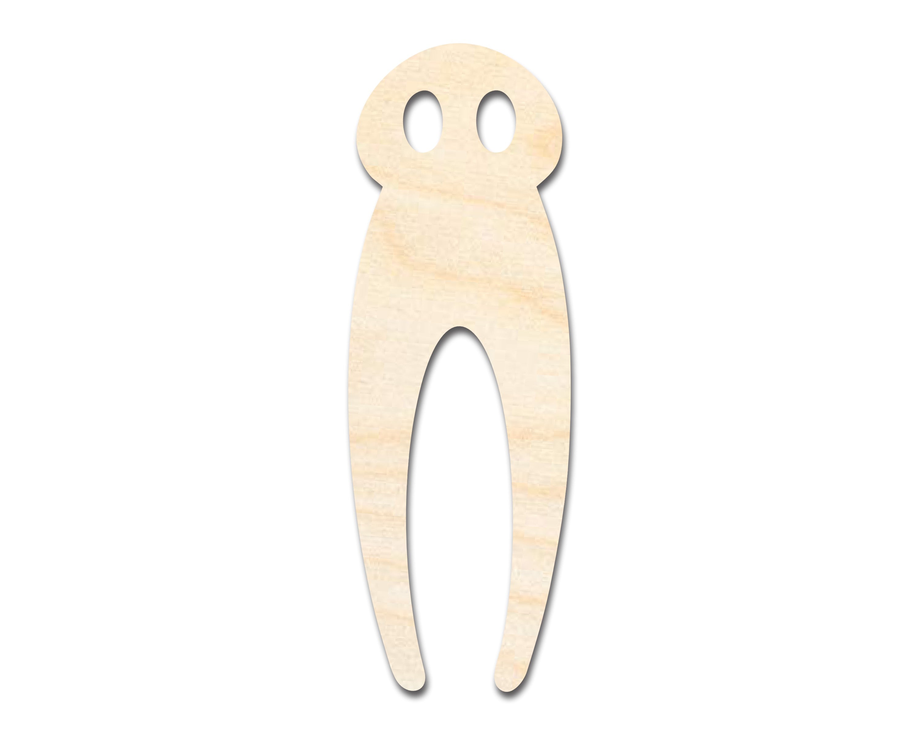 Unfinished Baltic Birch Fresno Nightcrawler Shape Craft up to 36 Inches