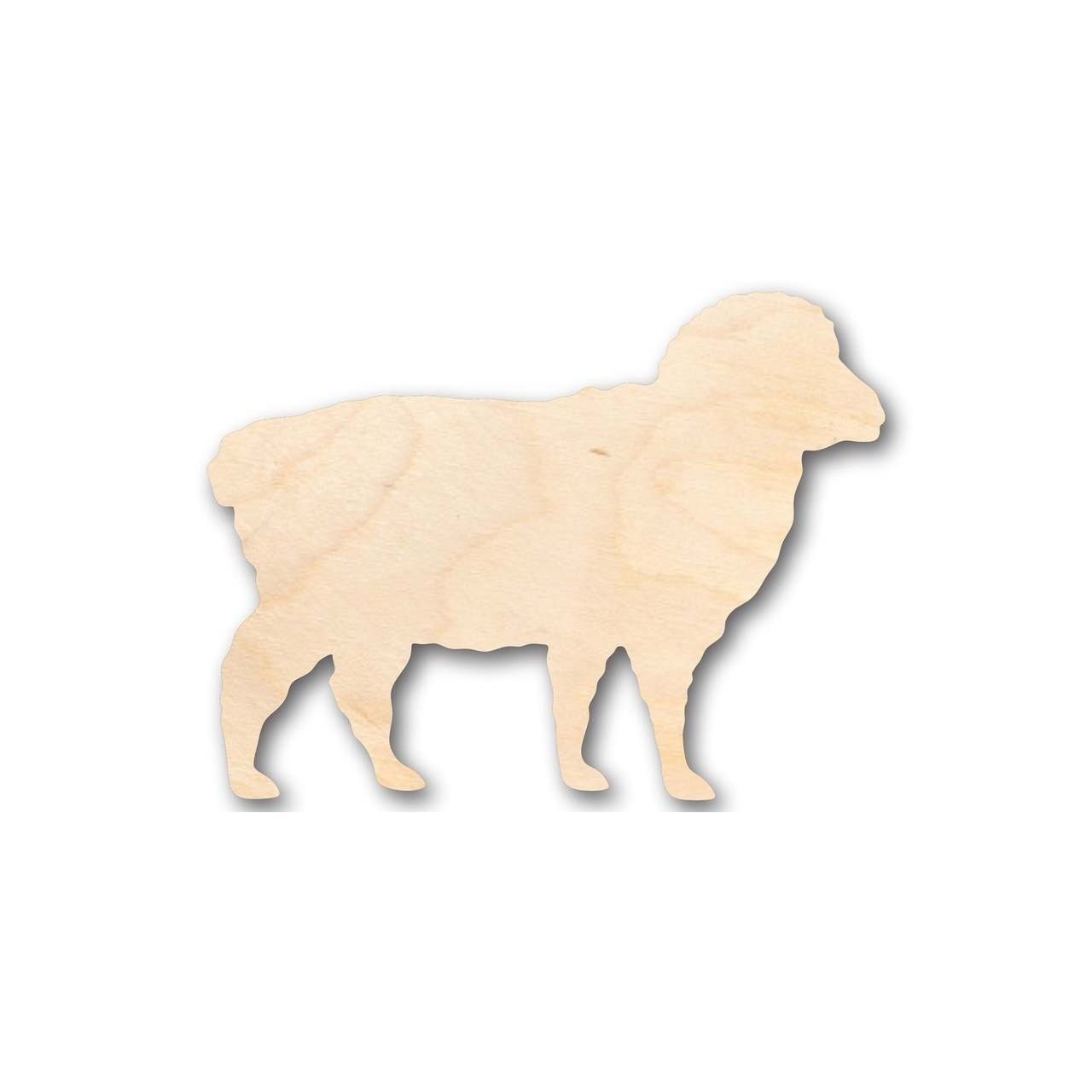 Unfinished Wood Sheep - Farm Animal Craft for Up to 46 DIY Projects