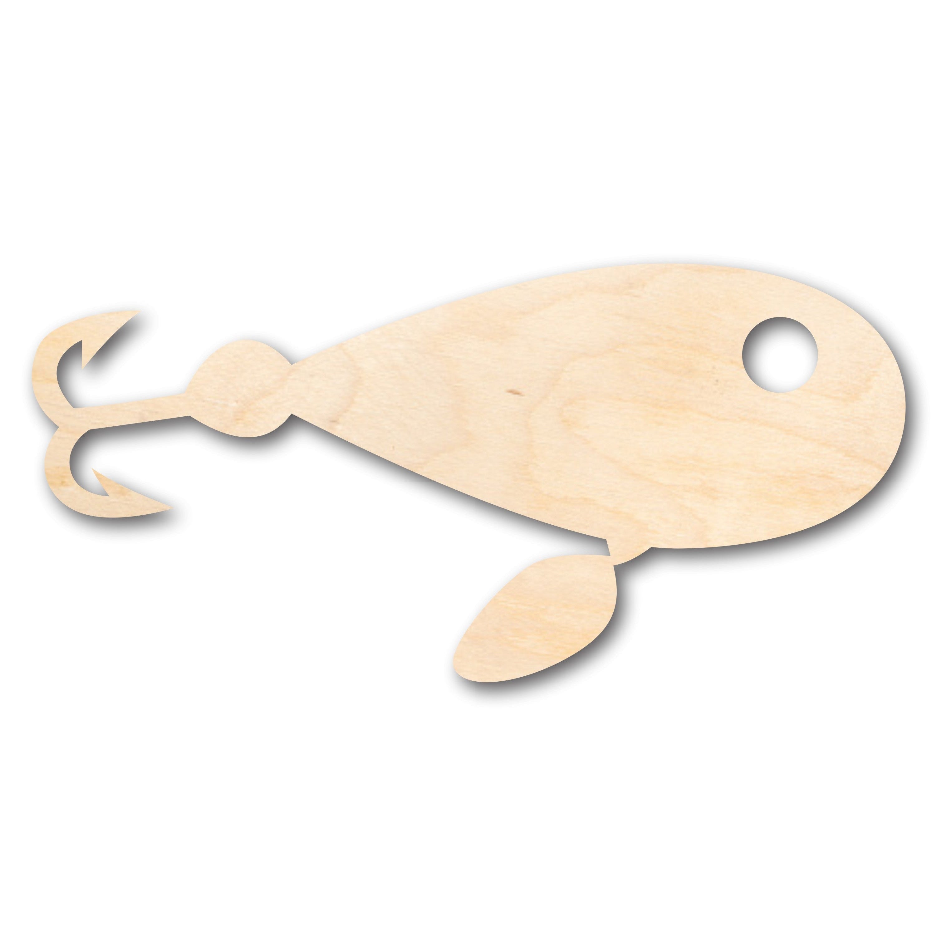 DIY Unfinished Wood Fishing Lure Shapes - Up to 46 Pieces for Crafts