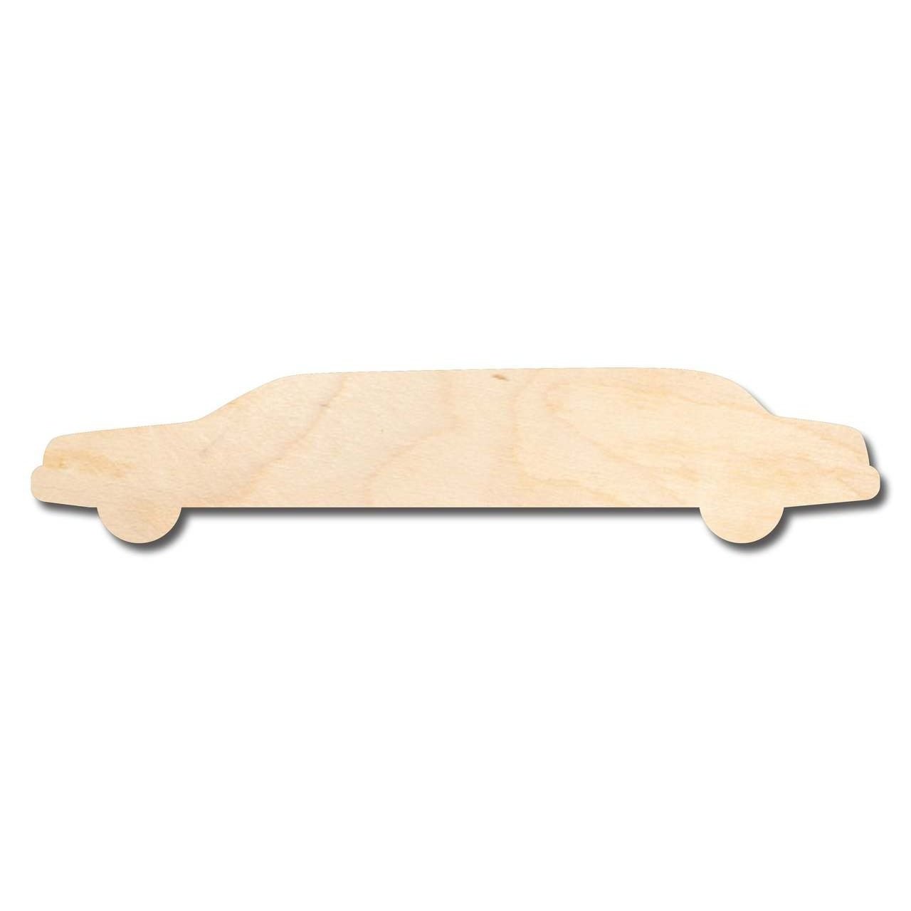 Unfinished Baltic Birch Plywood Limo Shapes for DIY Crafts, Sizes Up to 24 Inches