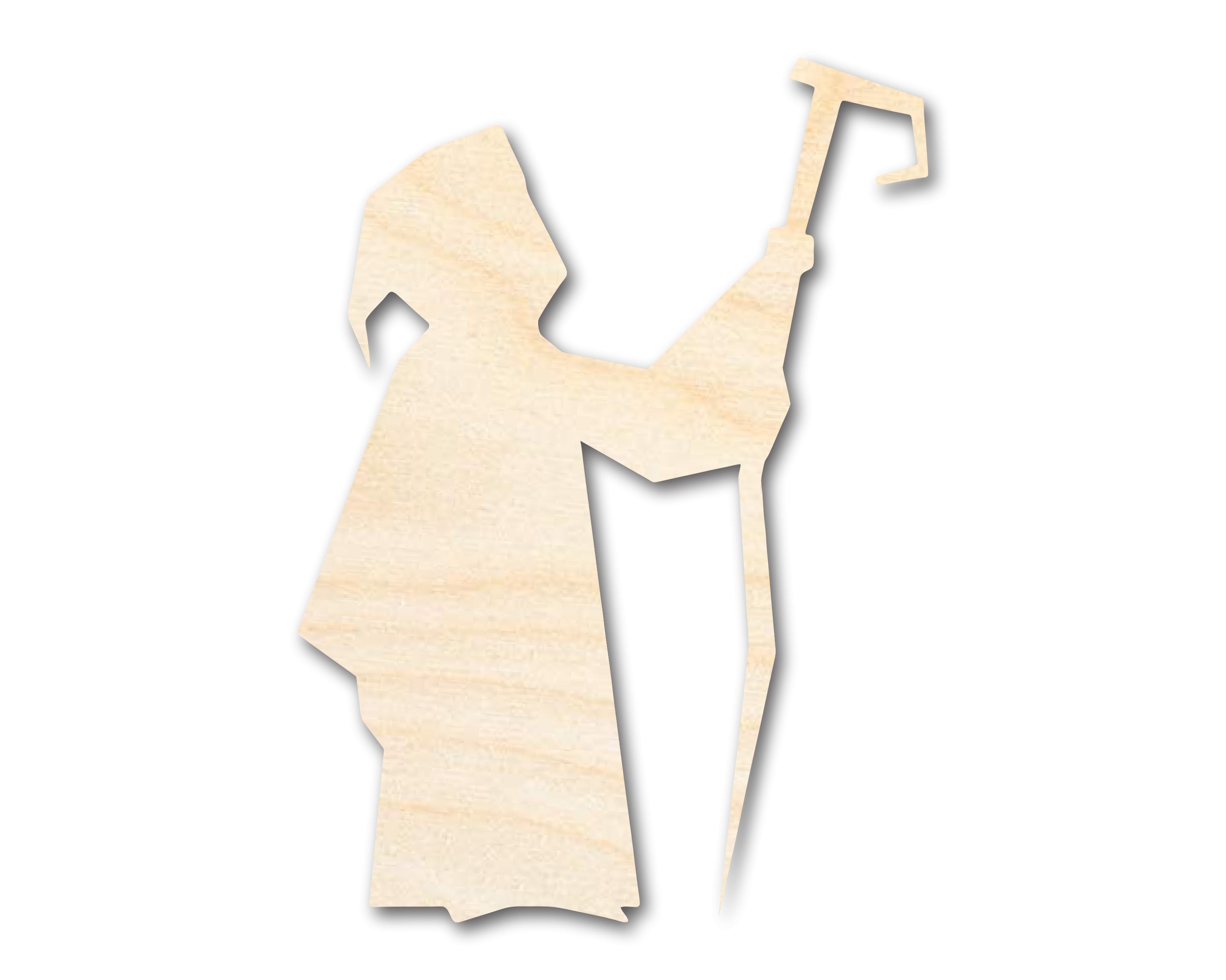 Unfinished Wizard - Shaped Wood Craft Items with Sizes Up to 46 Inches
