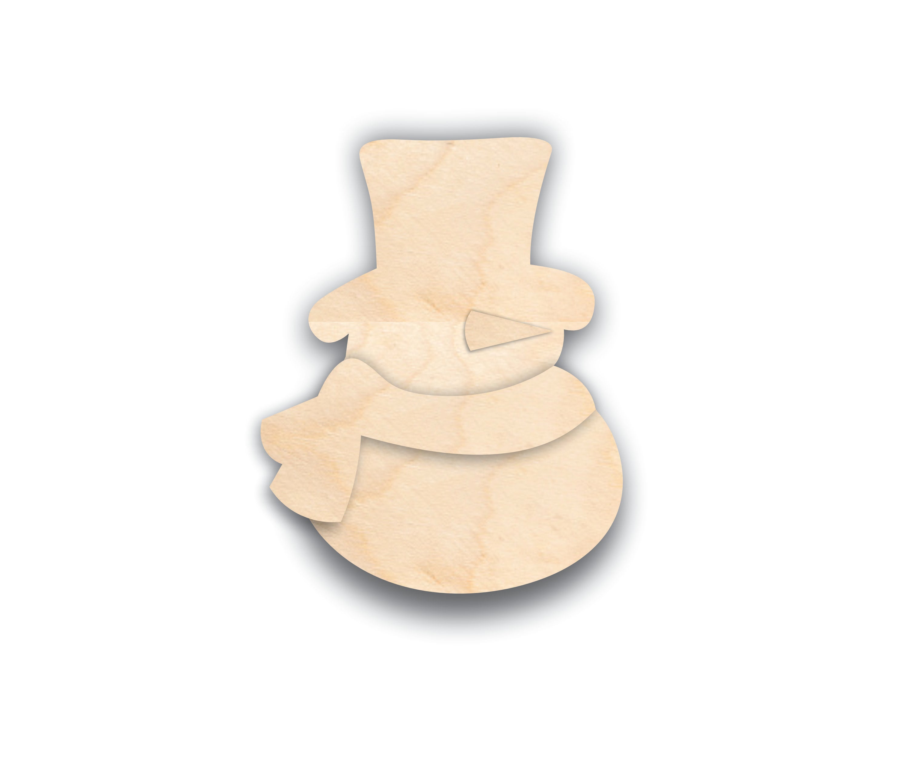 3-Piece Unfinished Wood Snowman Craft Set, Sizes Up to 36 Inches