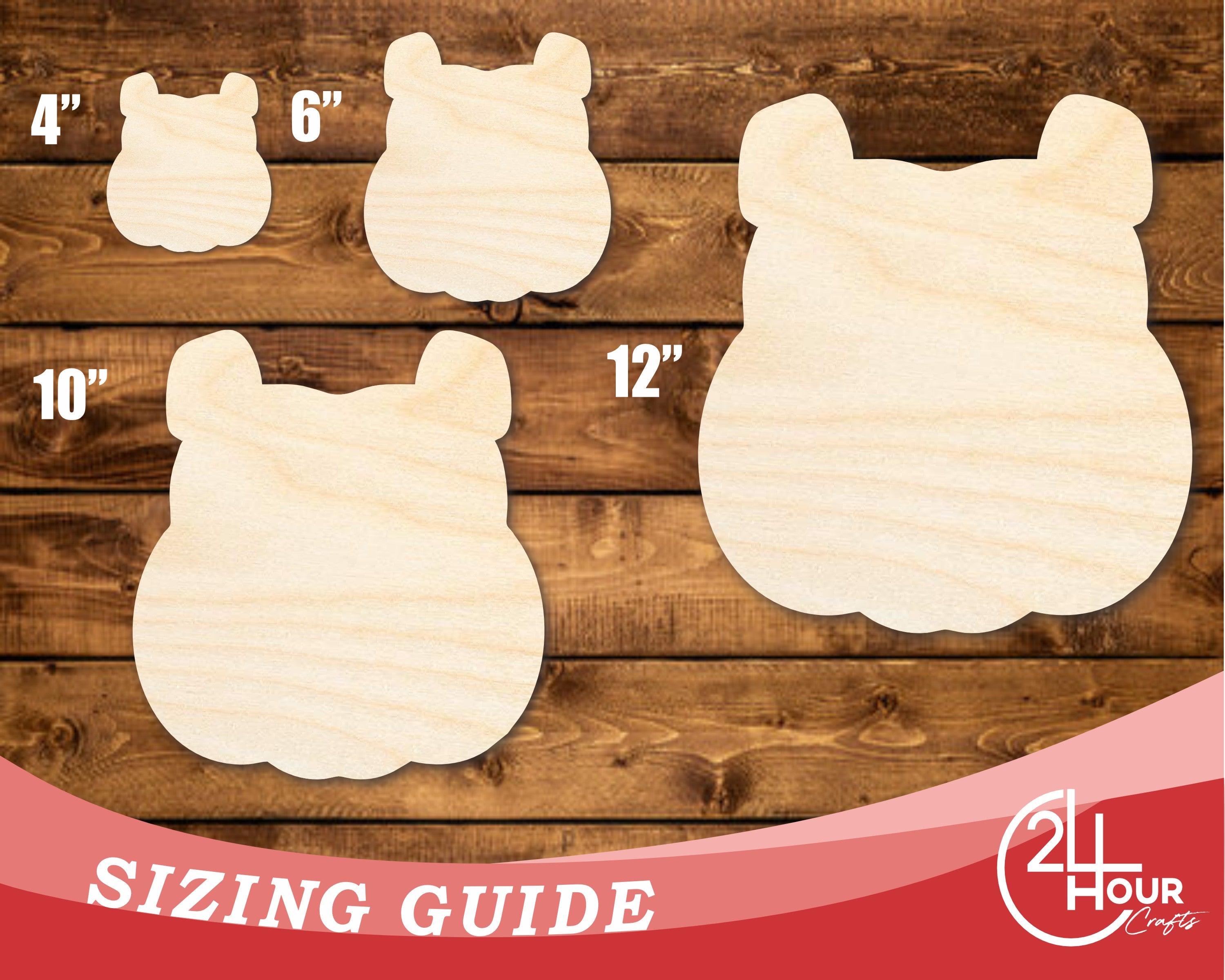 Unfinished DIY Craft Cutout in the Shape of a Bulldog Mascot, Up to 46 Inches for Various DIY Projects