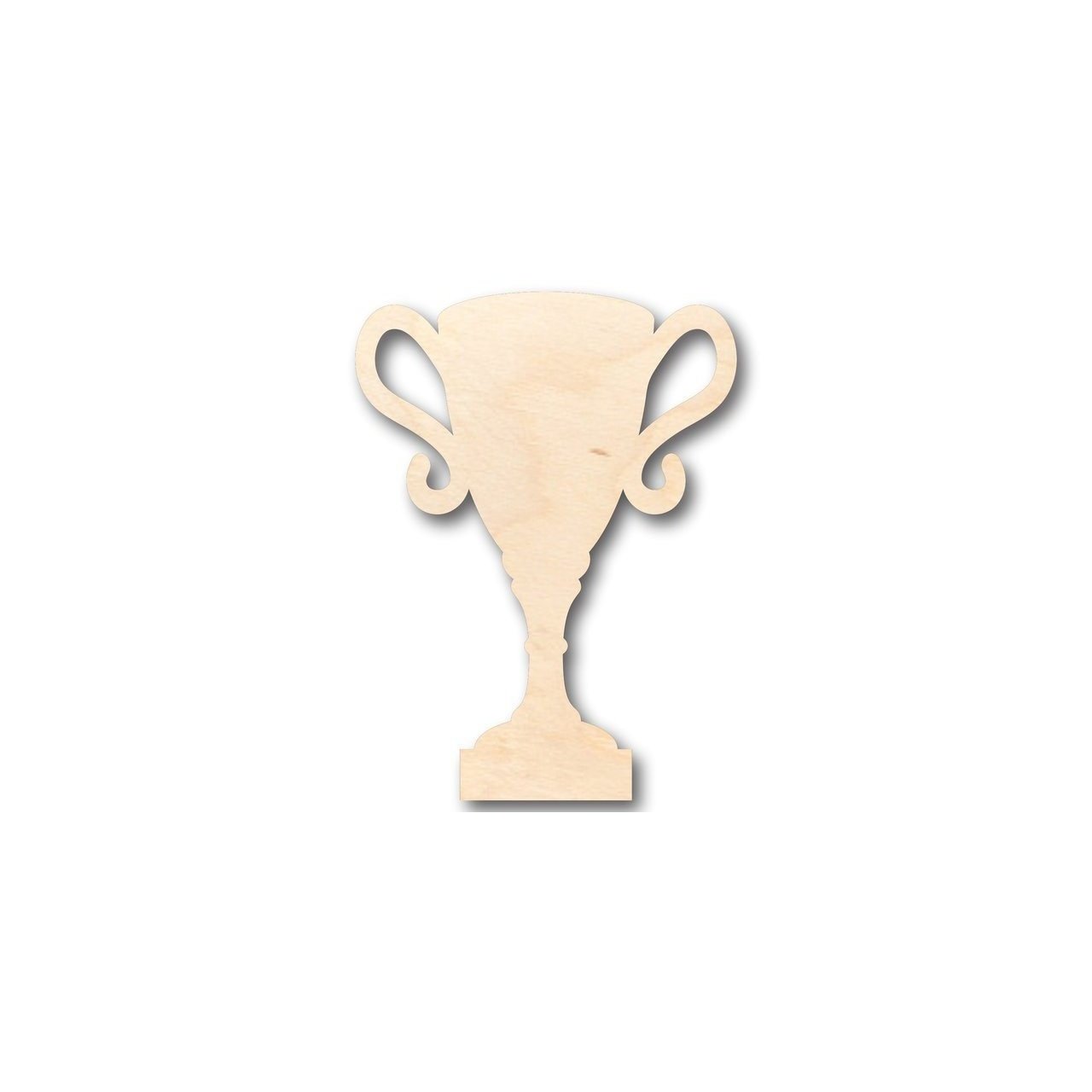 DIY Unfinished Wood Sports Award Trophy Shapes up to 24 Inches