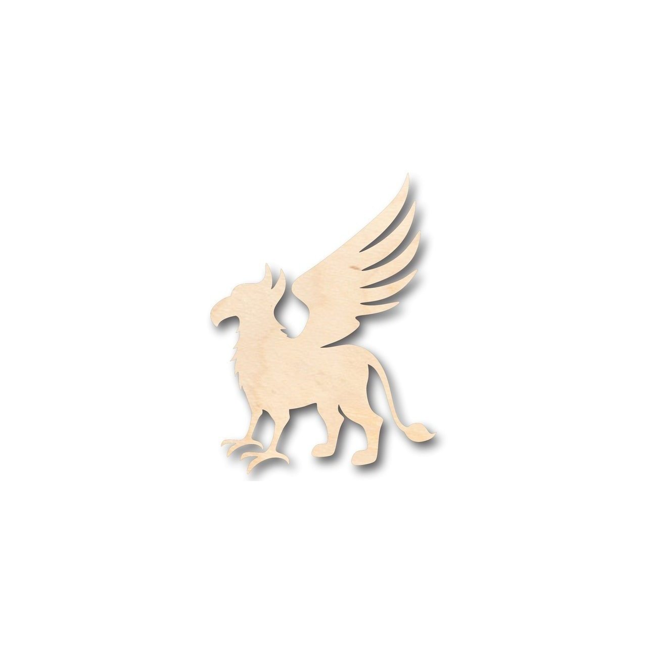 Unfinished Baltic Birch Plywood Wood Griffin Shape - Ideal for Mythical Beast DIY Crafts up to 46