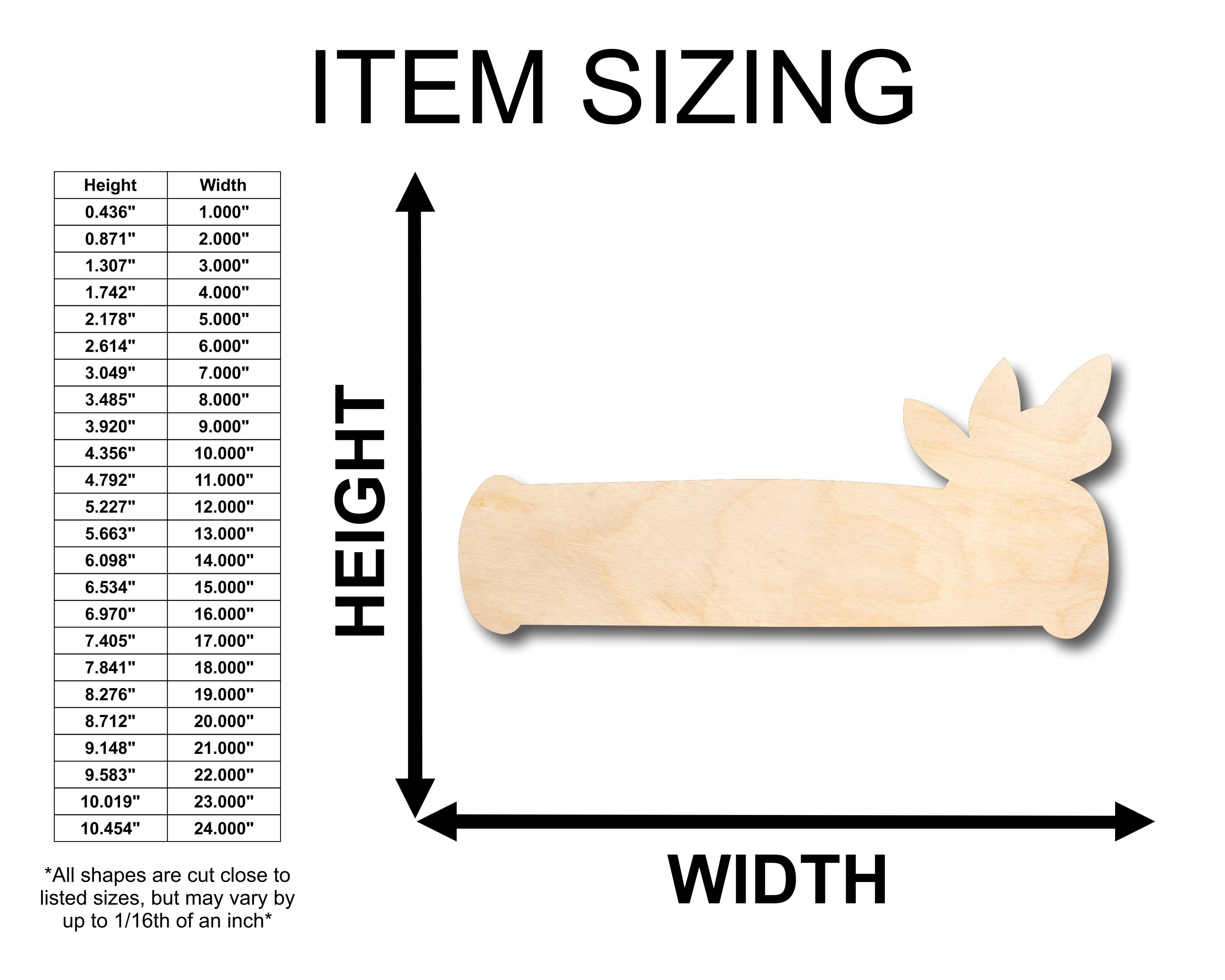 Unfinished Wood Log-Shape DIY Craft Items - Ideal for Up to 46 Do-It-Yourself Projects